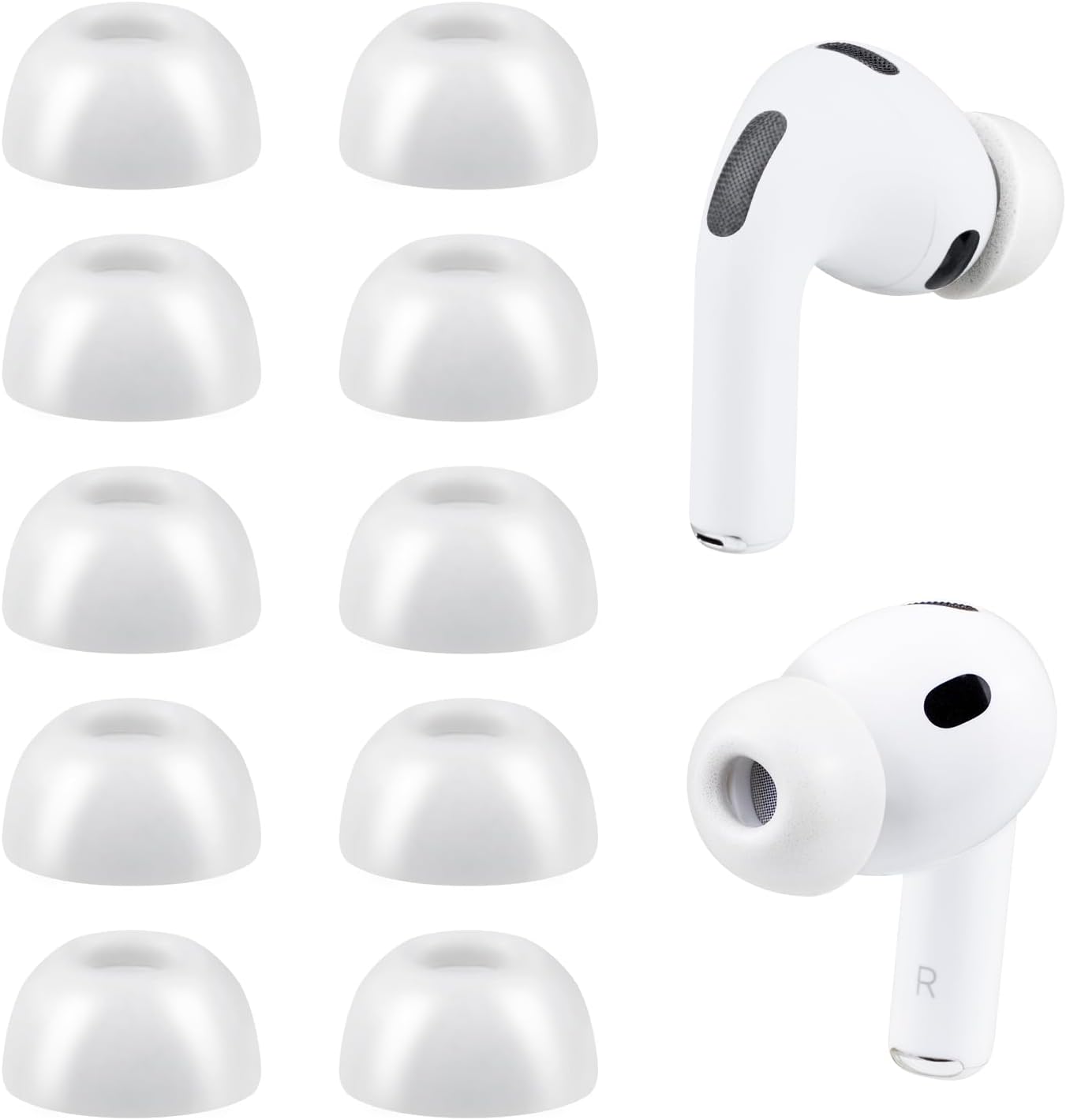 SOULWIT Memory Foam Ear Tips for AirPods Pro 3 - 5 pairs