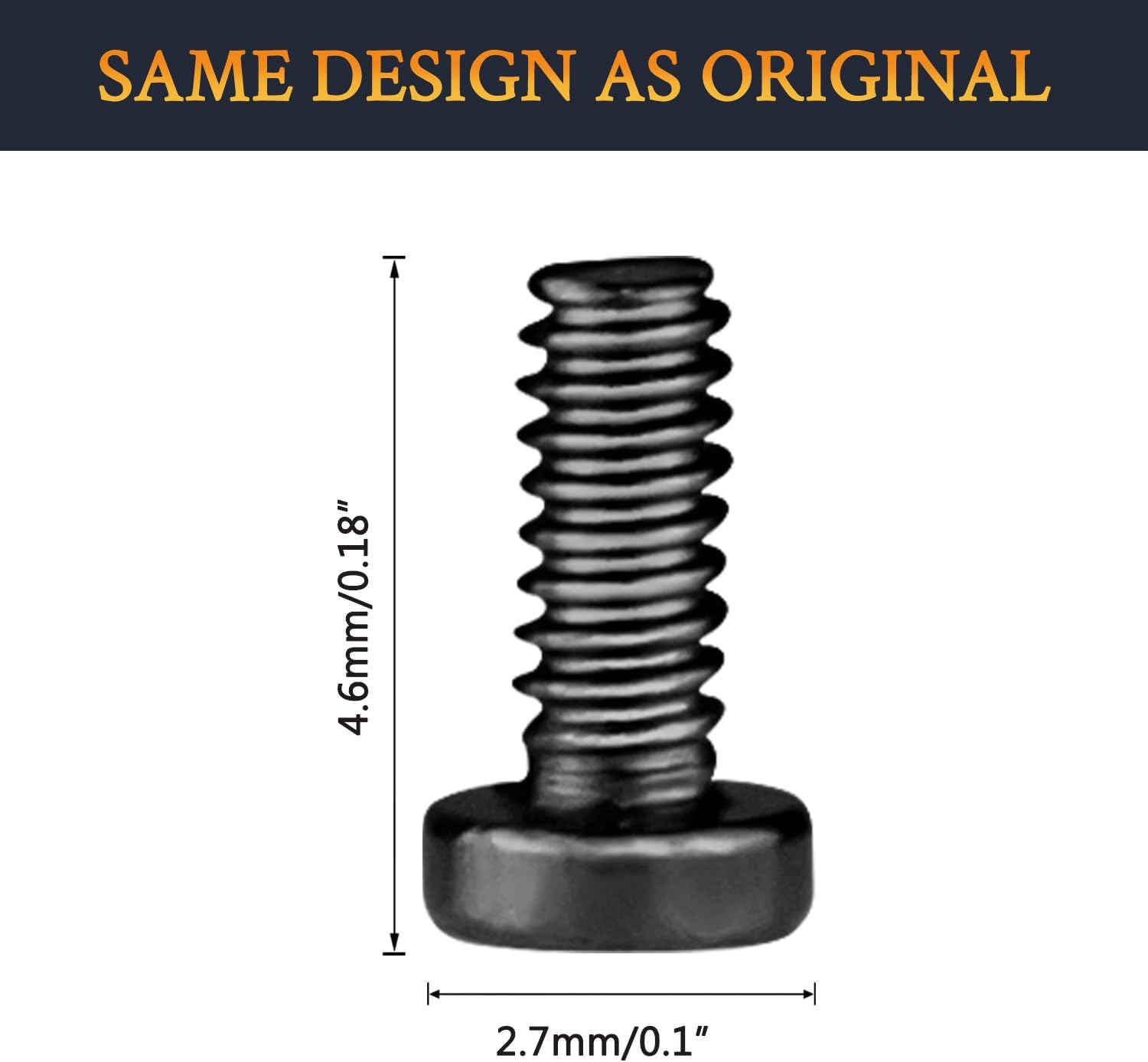 SOULWIT Headband Screws for Beats Studio 1.0, Studio 2, Studio 3, Studio Pro - 20Pcs