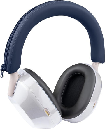 SOULWIT Protective Kit for Sony WH-1000XM5, Silicone Headband Cover + TPU Case Cover Protectors
