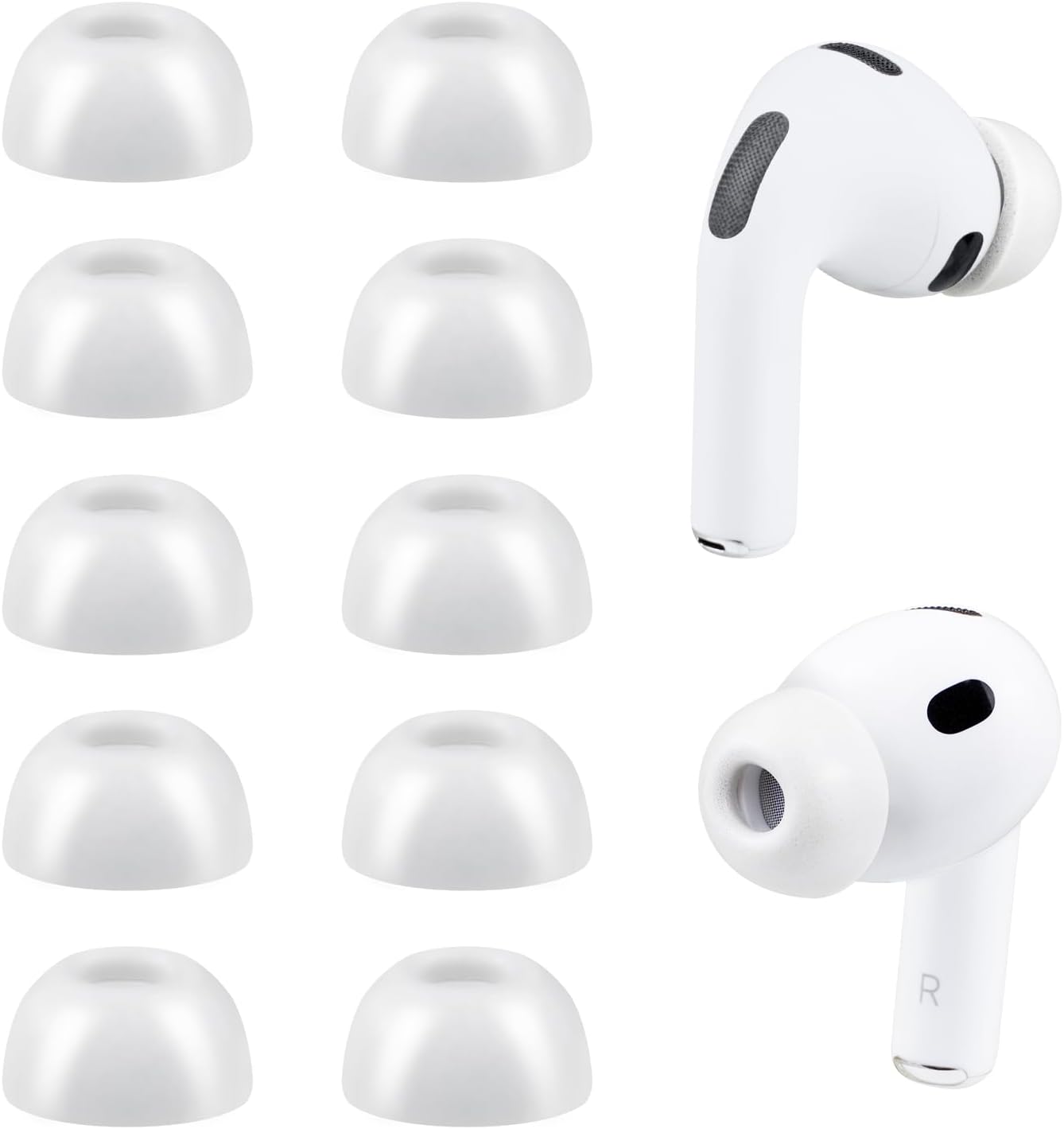 SOULWIT Memory Foam Ear Tips for AirPods Pro 3 - 5 pairs