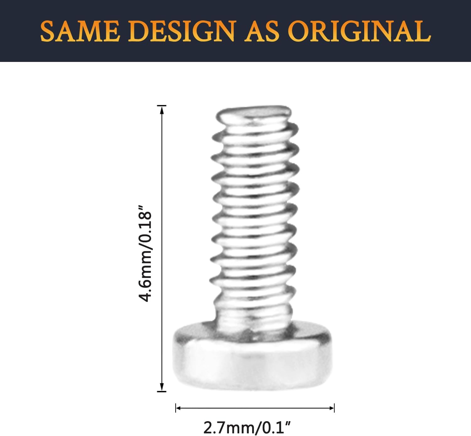 SOULWIT Headband Screws for Beats Studio 1.0, Studio 2, Studio 3, Studio Pro - 20Pcs