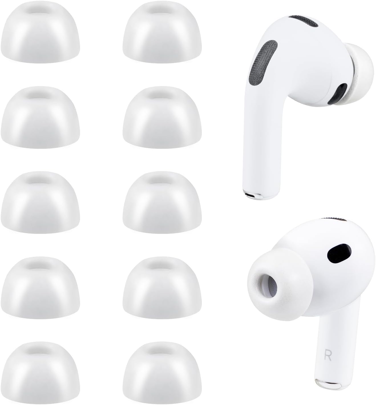 SOULWIT Memory Foam Ear Tips for AirPods Pro 3 - 5 pairs