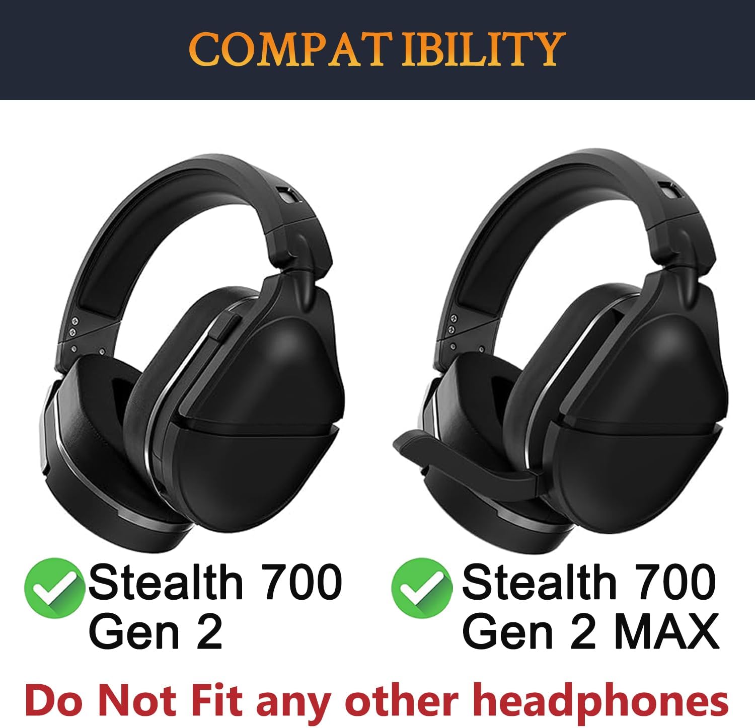 SOULWIT Earpads for Turtle Beach Stealth 700 Gen 2, 700 Gen 2 MAX - Cooling Gel