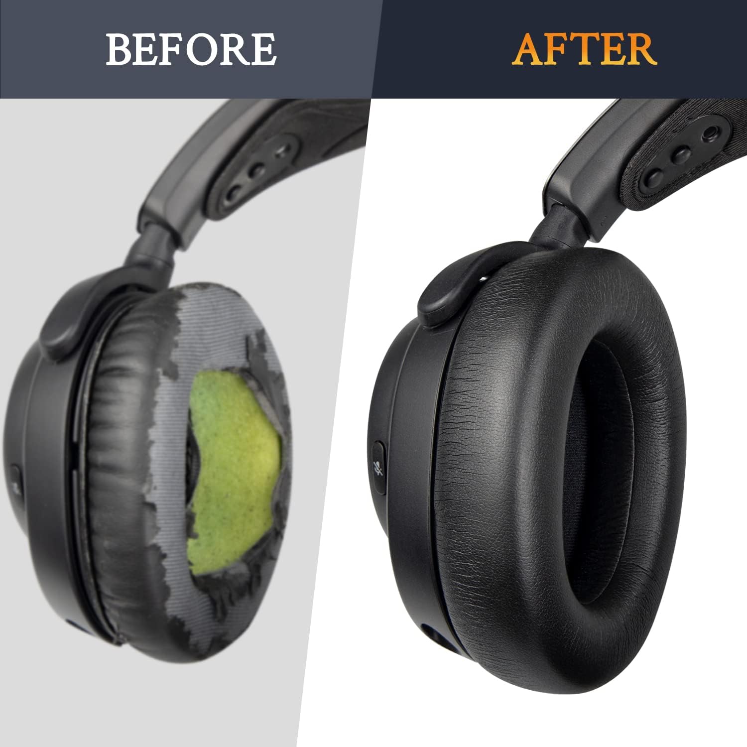 SOULWIT Earpads for SteelSeries Arctis Nova Pro Wired, Arctis Nova 1/3 Wired, Arctis Nova 4/5/7 Wireless - Protein Leather
