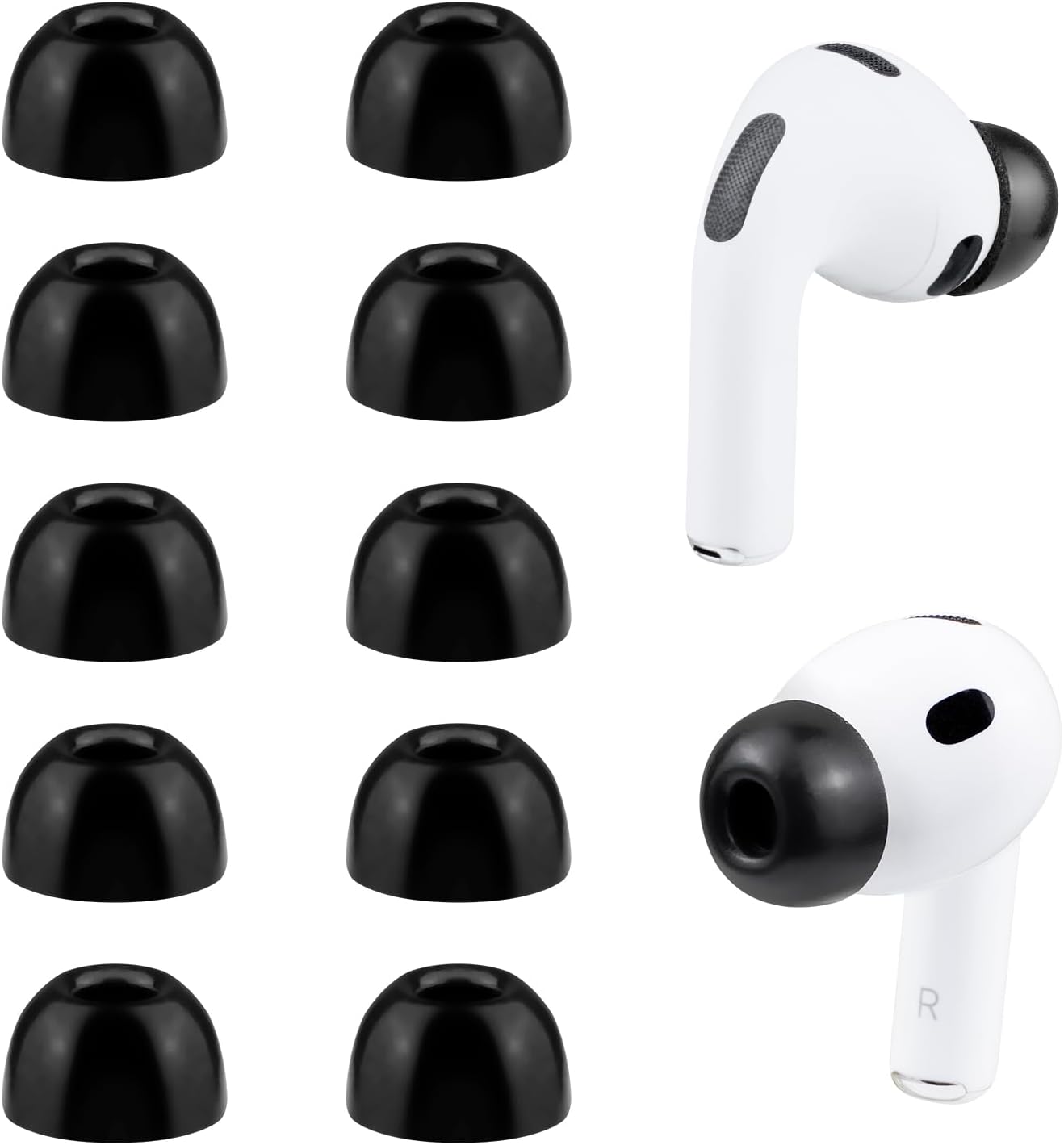 SOULWIT Memory Foam Ear Tips for AirPods Pro 3 - 5 pairs