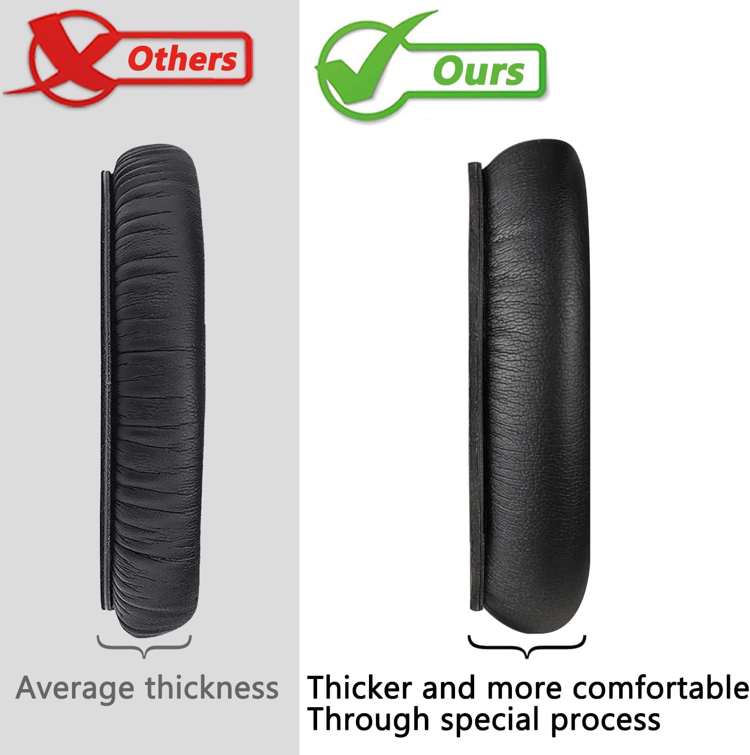 SOULWIT Earpads for Bose QuietComfort 45 Series - Protein Leather
