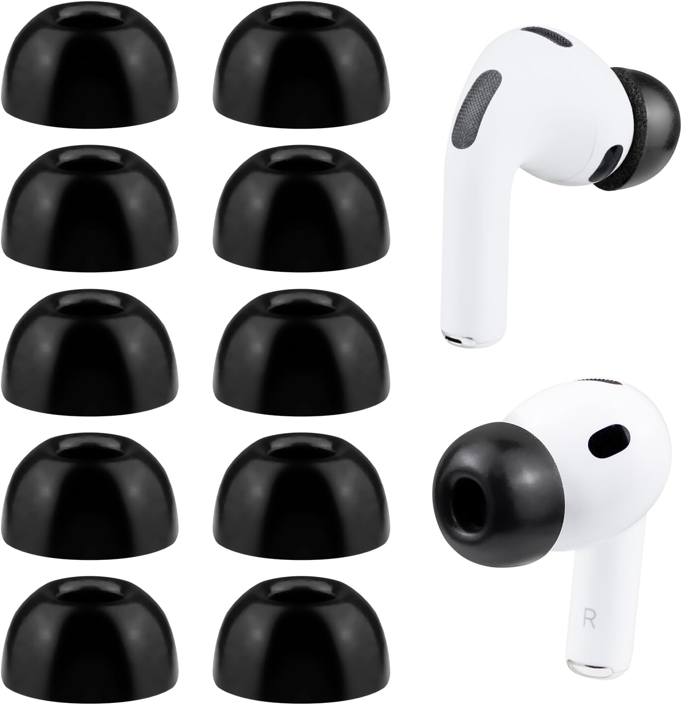 SOULWIT Memory Foam Ear Tips for AirPods Pro 3 - 5 pairs