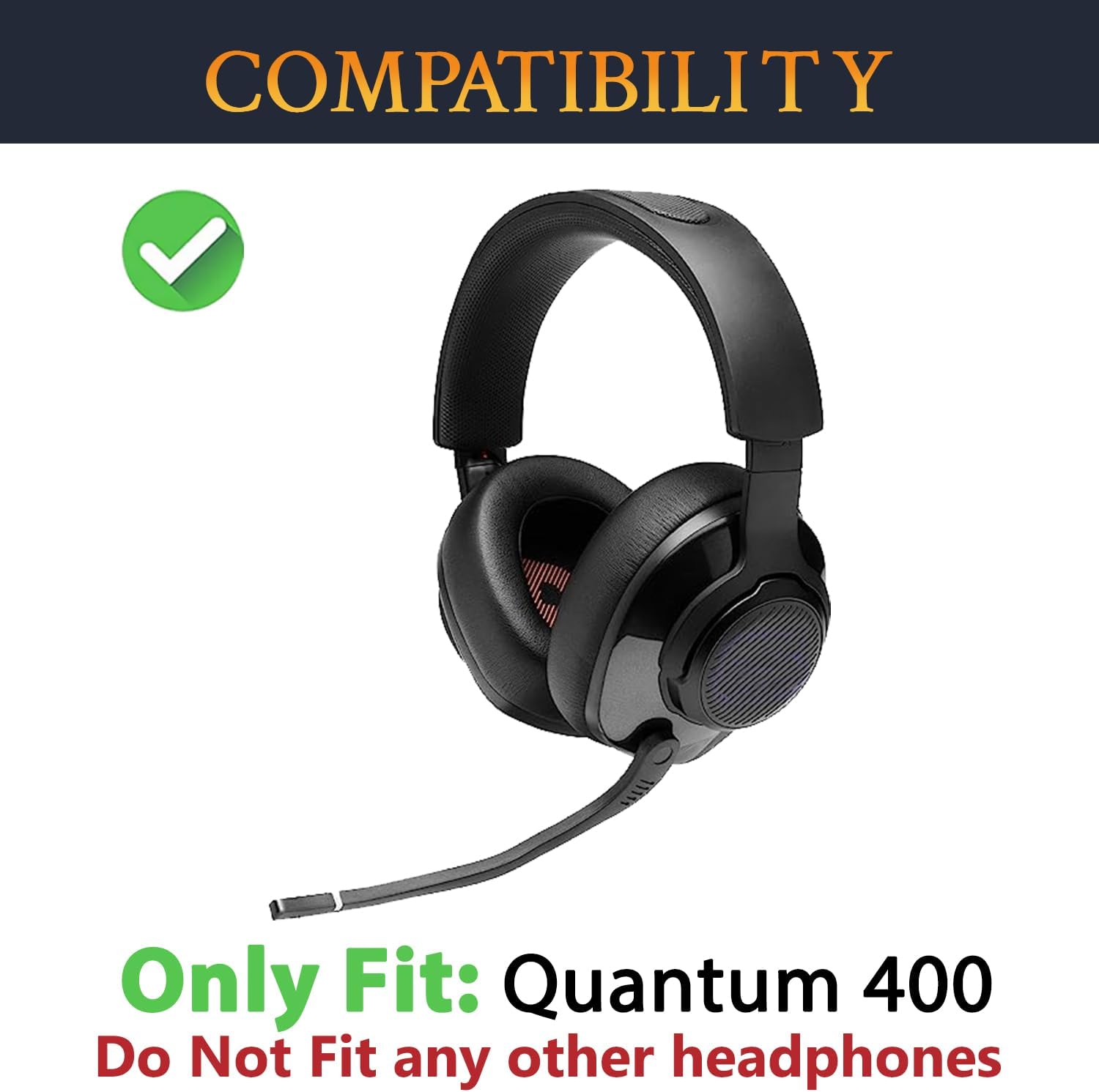 SOULWIT Earpads for JBL Quantum 400 - Protein Leather