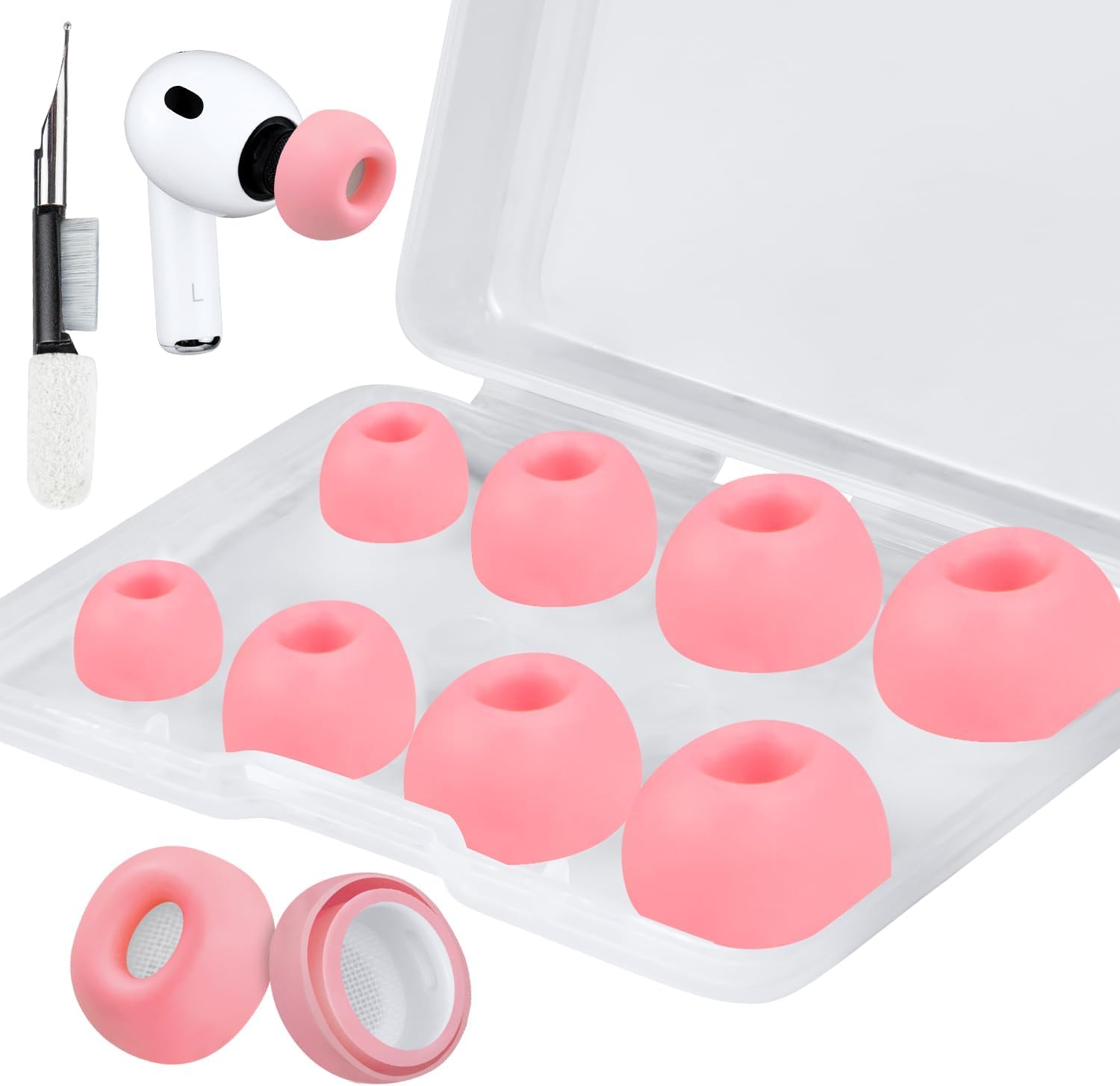 SOULWIT Silicone Ear Tips for AirPods Pro 3 - 5 pairs