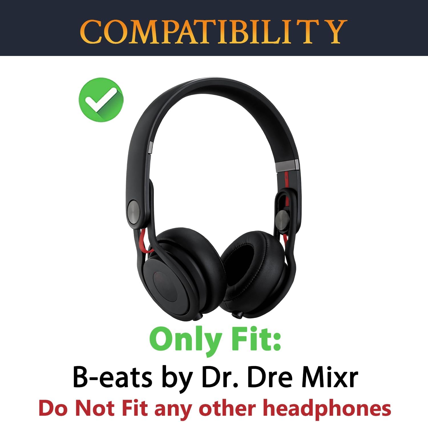 SOULWIT Earpads for Beats Mixr Wired - Protein Leather