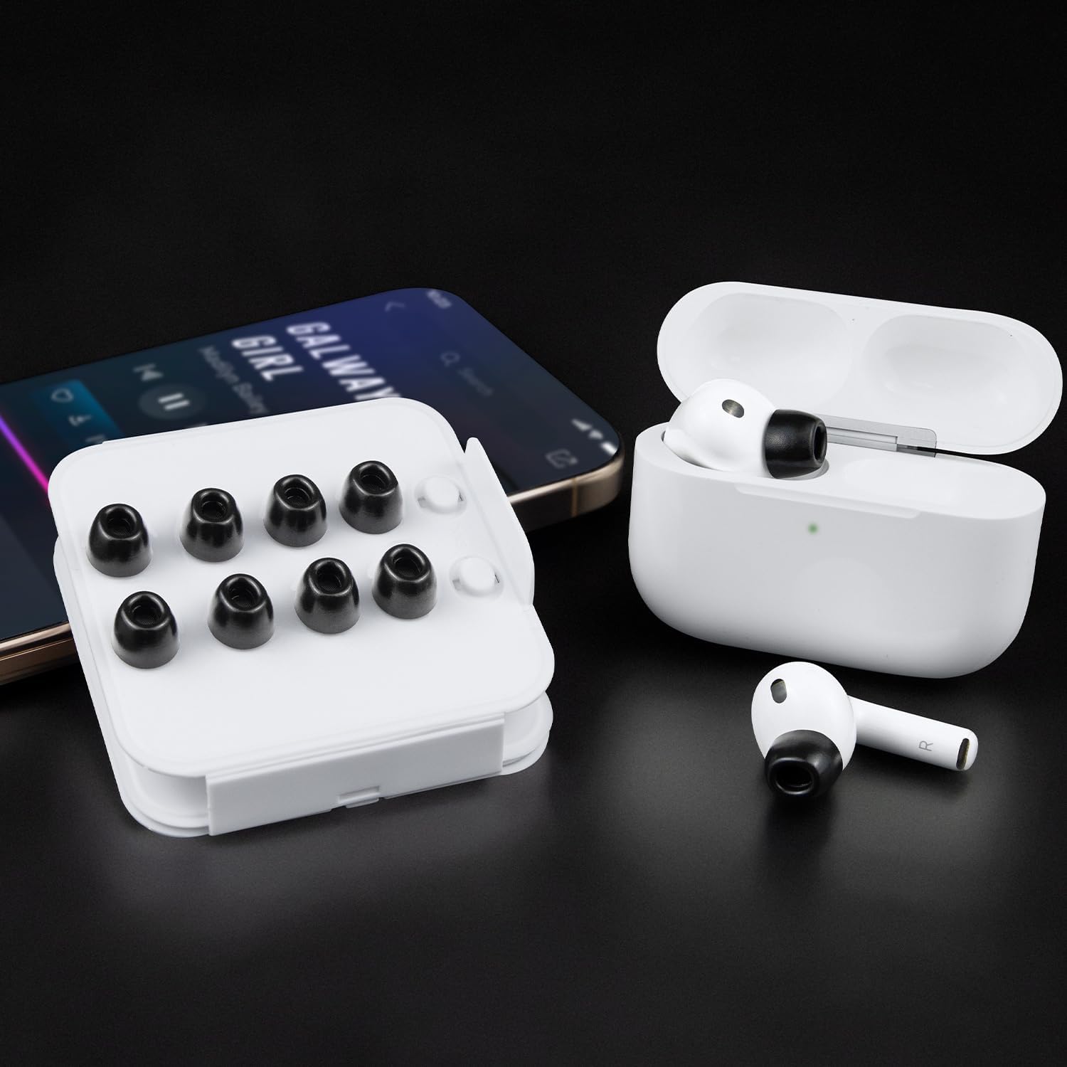 SOULWIT Memory Foam Ear Tips for AirPods Pro 3 - 5 pairs