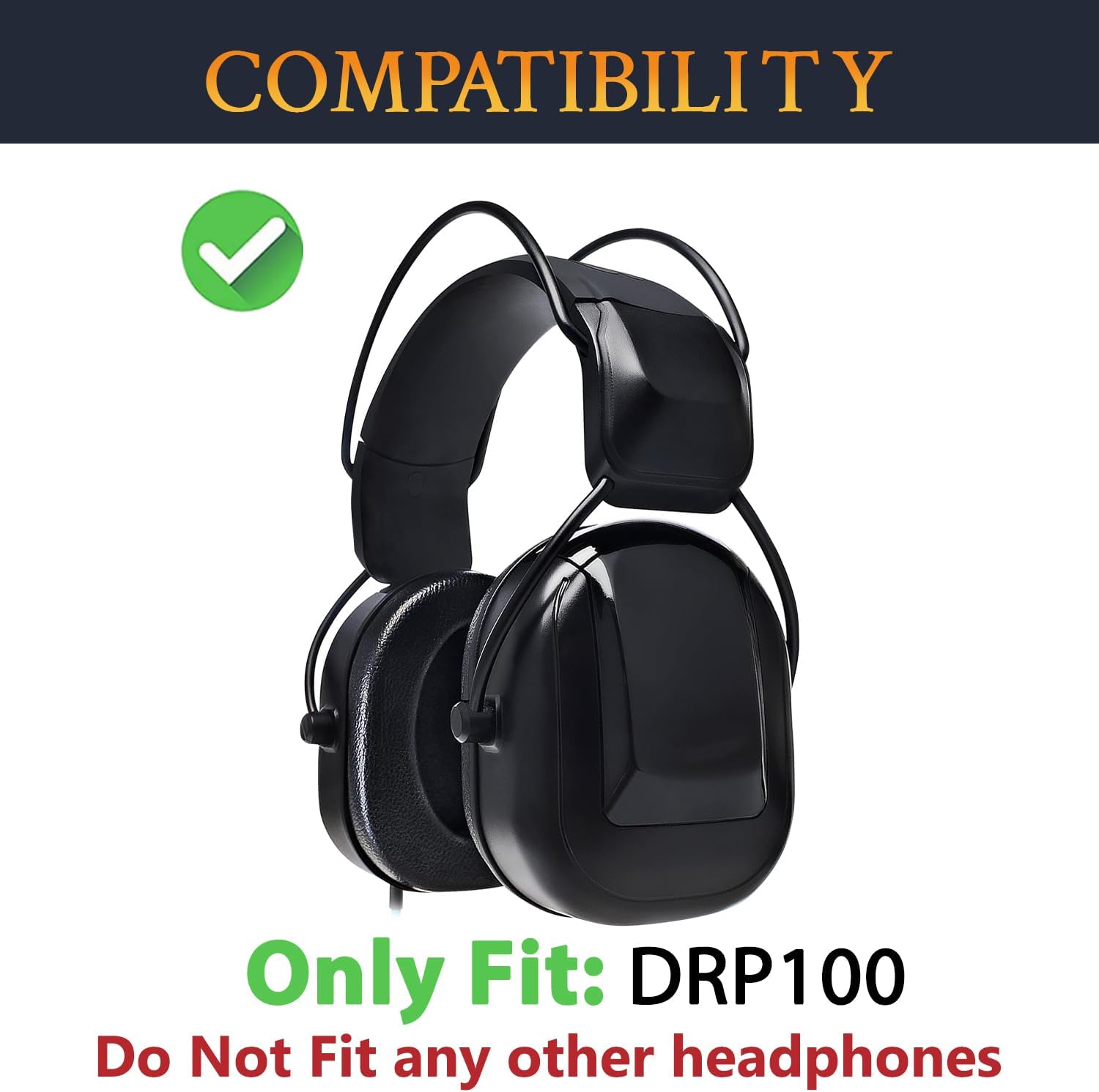 SOULWIT Earpads for Alesis DRP100 Audio-Isolation - Protein Leather