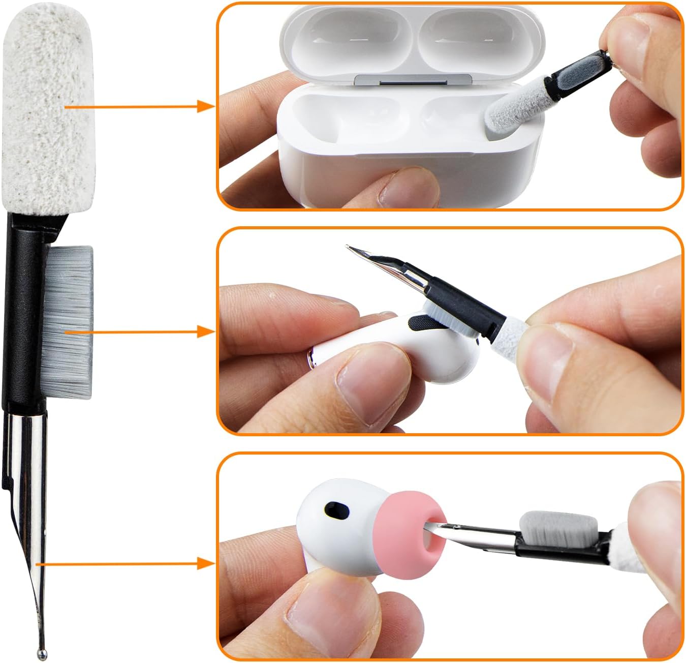 SOULWIT Silicone Ear Tips for AirPods Pro 3 - 5 pairs