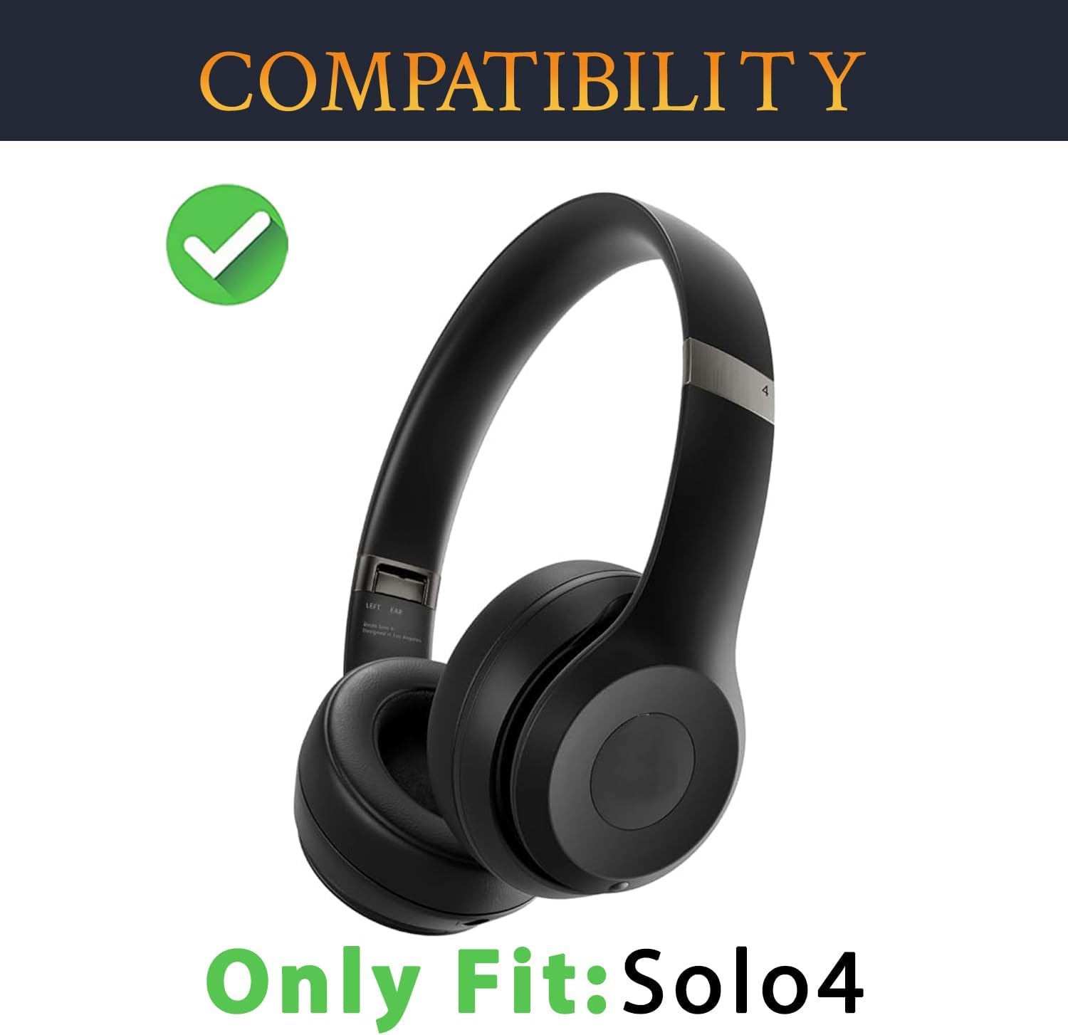 SOULWIT Earpads for Beats Solo 4 - Lambskin