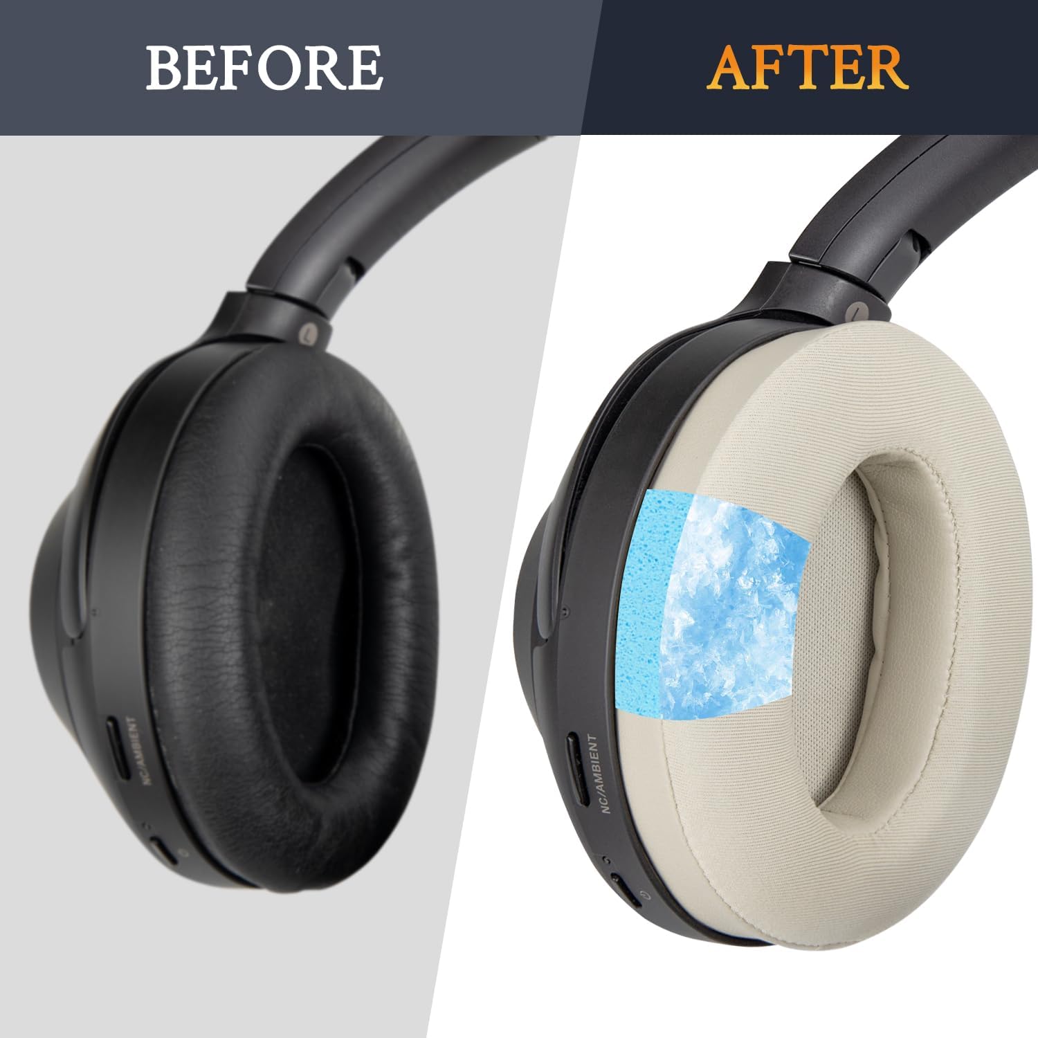 SOULWIT Earpads for Sony WH-1000XM3 - Cooling Gel