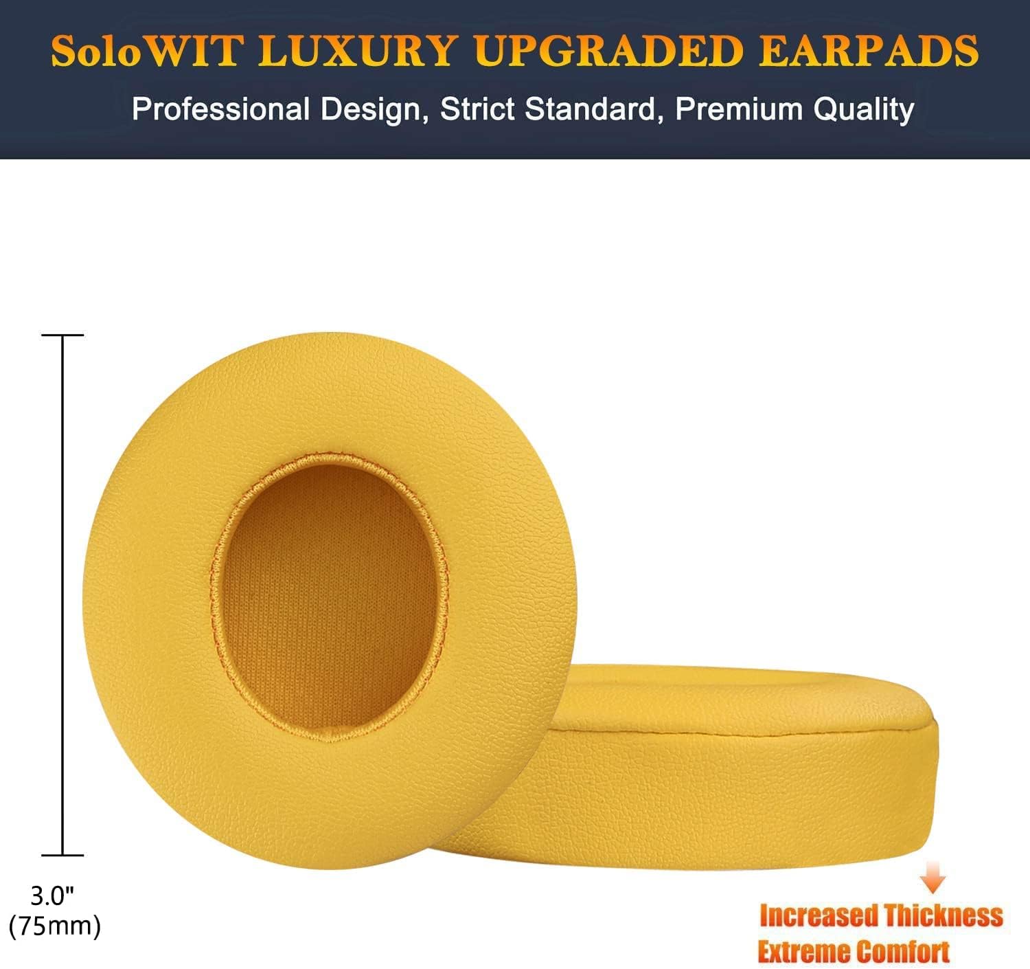 SoloWIT Earpads for Beats Solo 2 & Solo 3 - Protein Leather