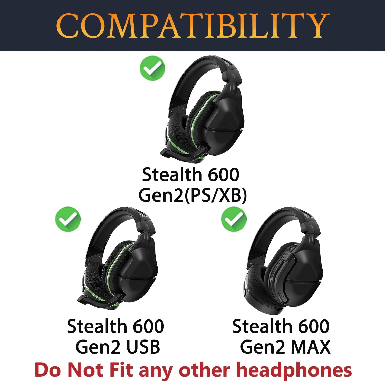 SOULWIT Headband for Turtle Beach Stealth 600 Gen 2