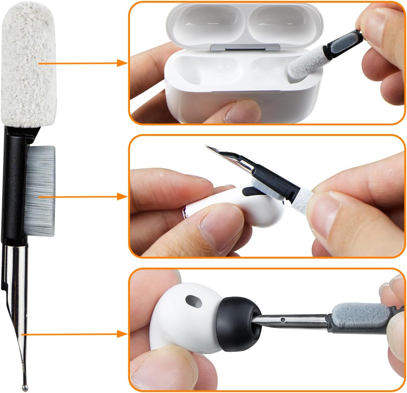 SOULWIT Silicone Ear Tips for AirPods Pro 3 - 5 pairs