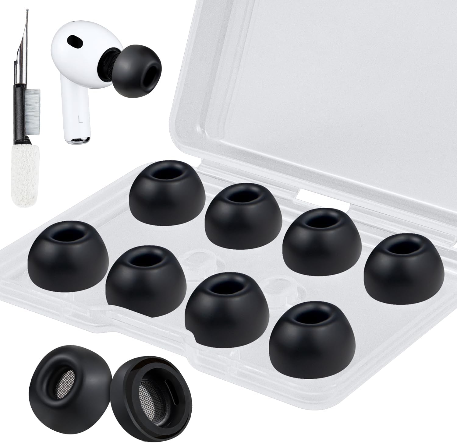 SOULWIT Silicone Ear Tips for AirPods Pro 3 - 5 pairs