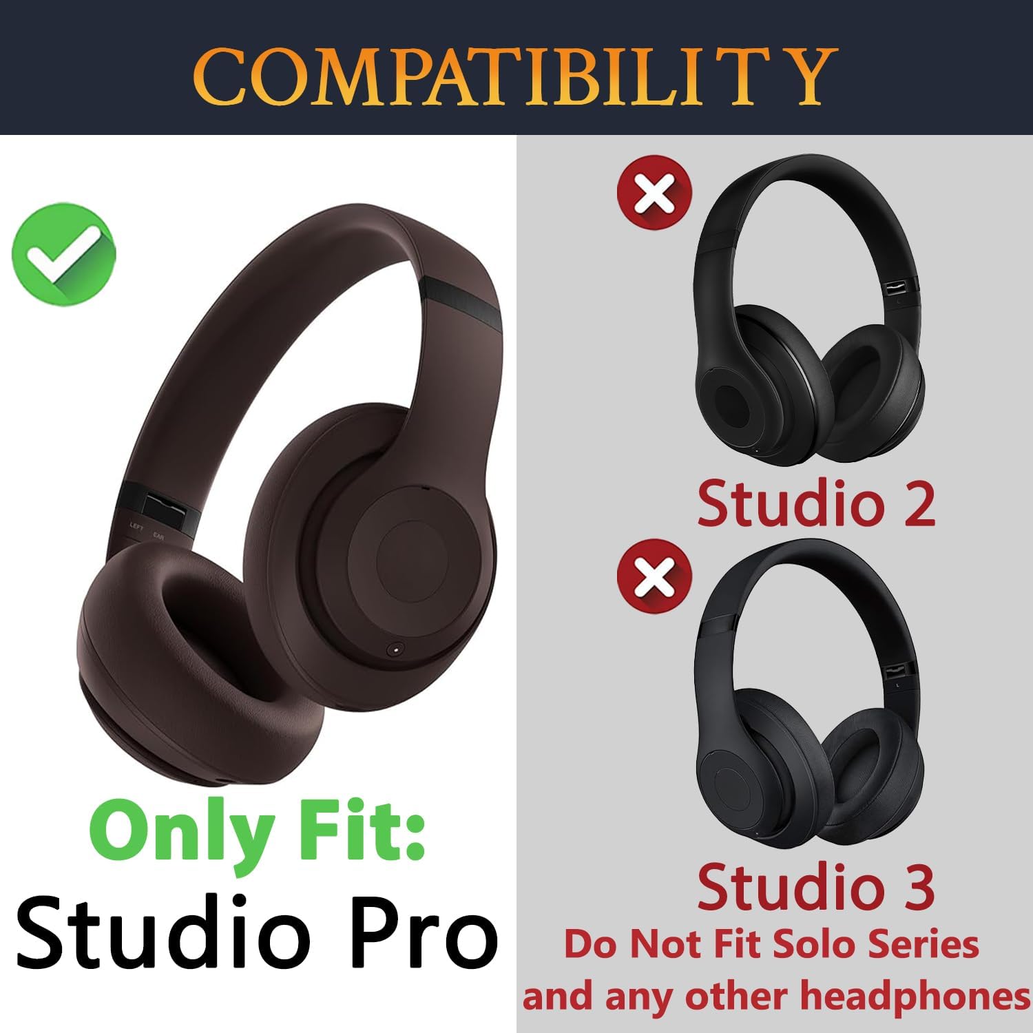 SOULWIT Headband for Beats Studio Pro