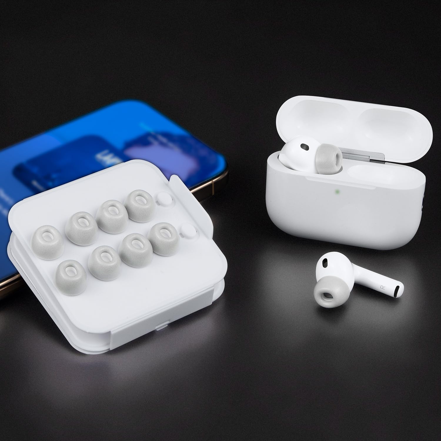 SOULWIT Memory Foam Ear Tips for AirPods Pro 3 - 5 pairs