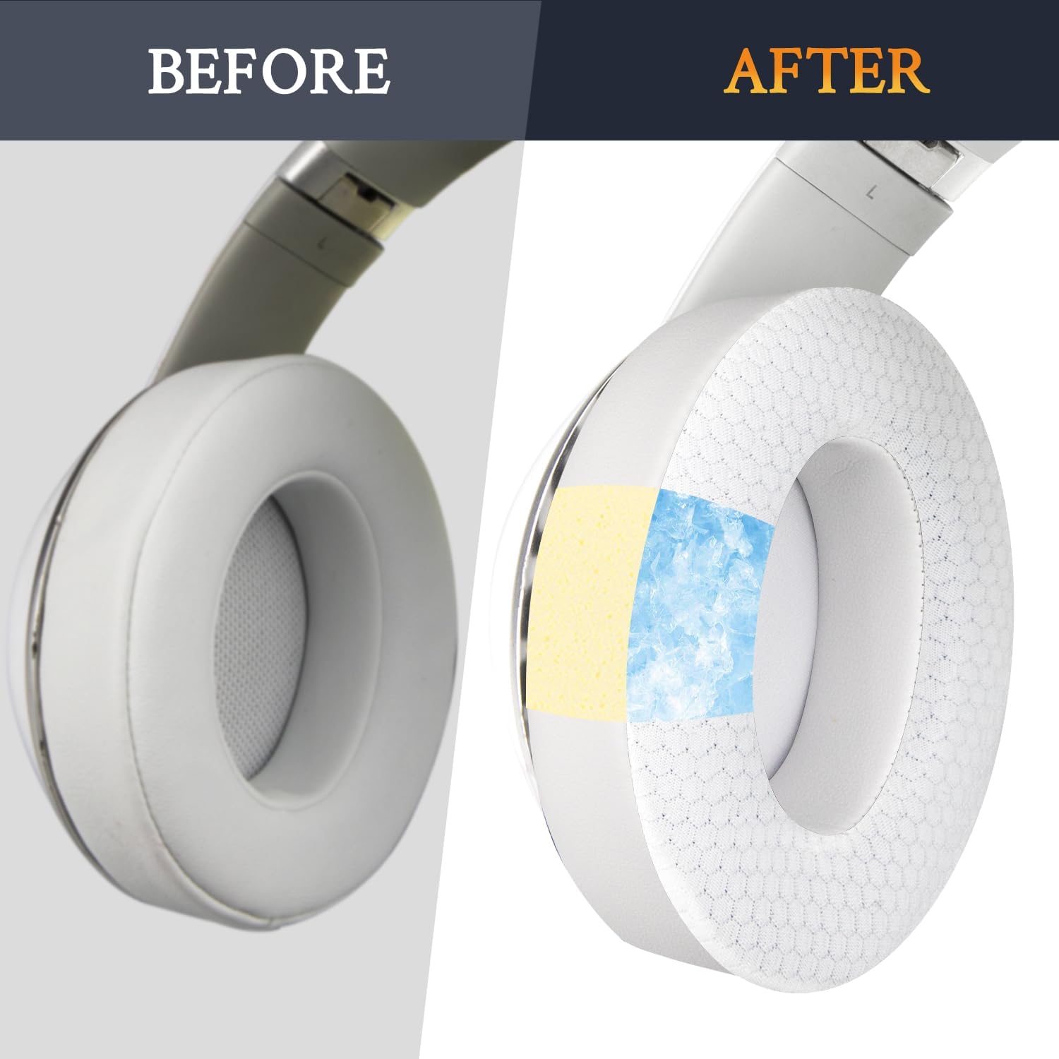 SoloWIT Earpads for Beats Studio 2 & Studio 3 - Cooling Gel