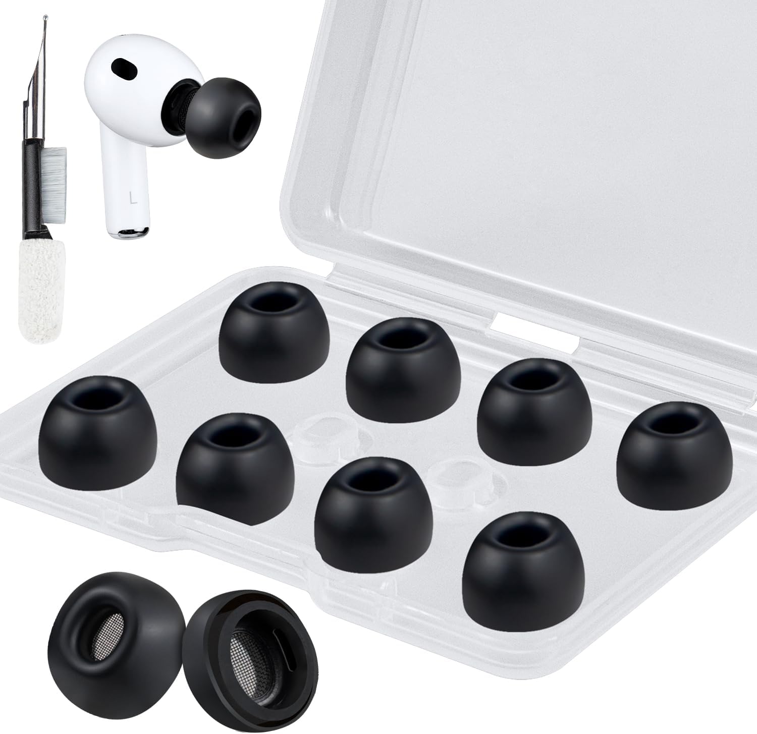 SOULWIT Silicone Ear Tips for AirPods Pro 3 - 5 pairs