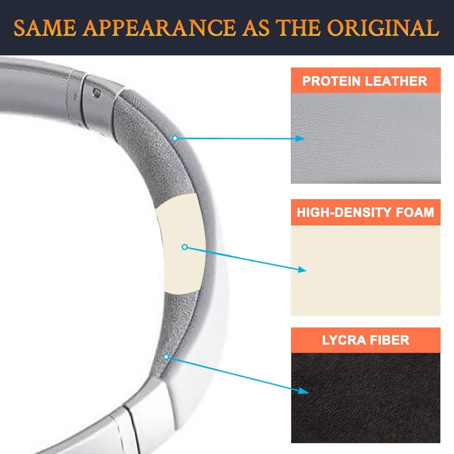 SOULWIT Earpads + Headband + Silicone Earpads Cover for Bose QuietComfort 35 Series