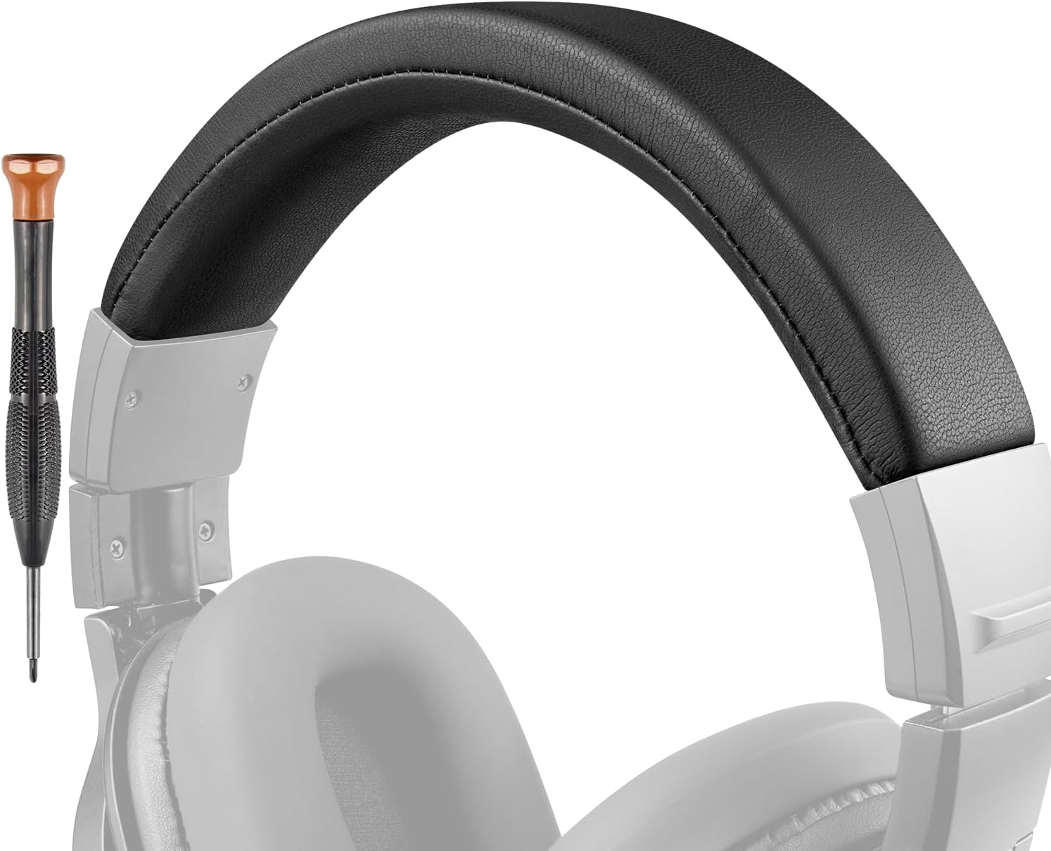 SOULWIT Headband for Audio-Technica ATH M40, M40X - Protein Leather