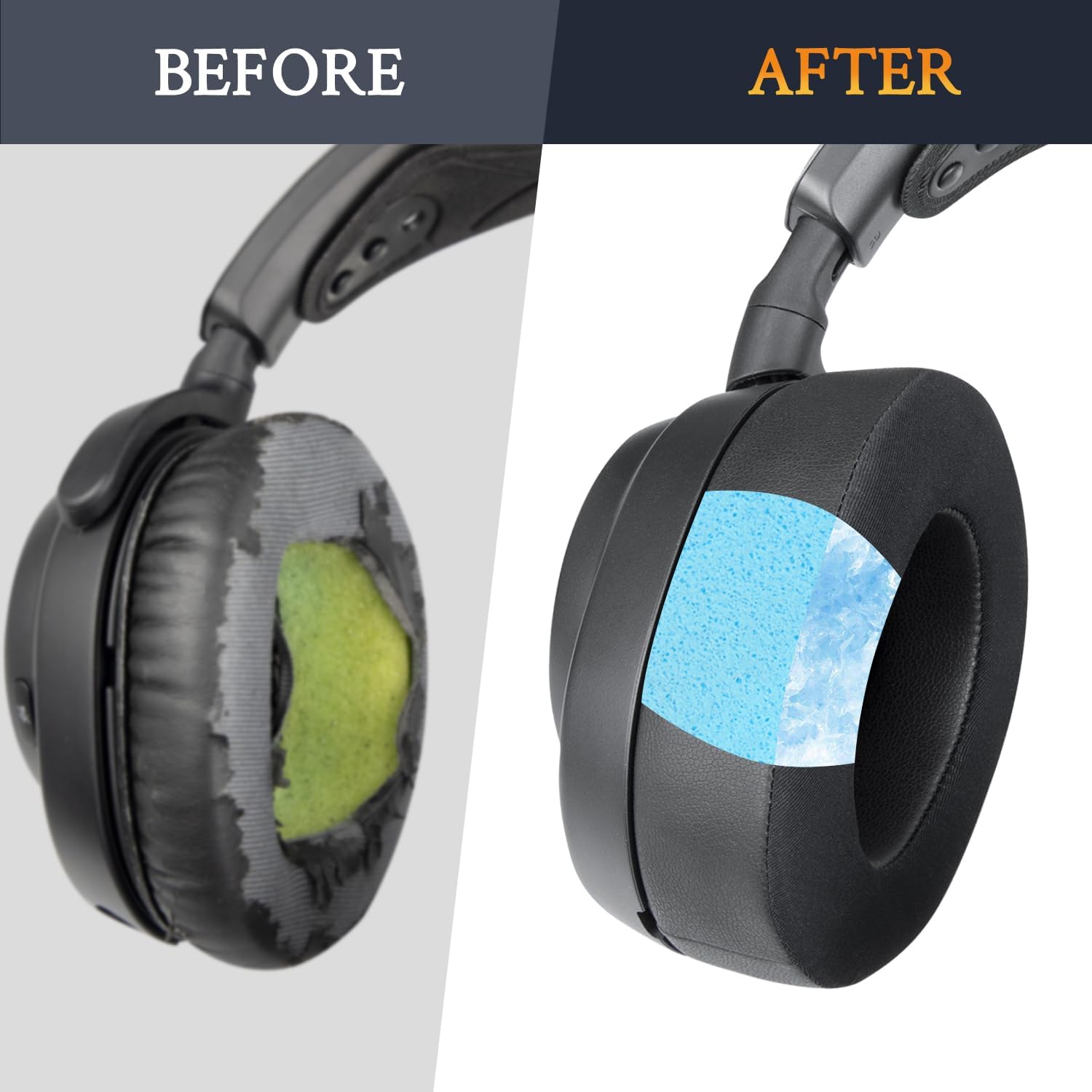 SOULWIT Earpads for SteelSeries Arctis Nova Pro Wired, Arctis Nova 1/3 Wired, Arctis Nova 4/5/7 Wireless - Cooling Gel
