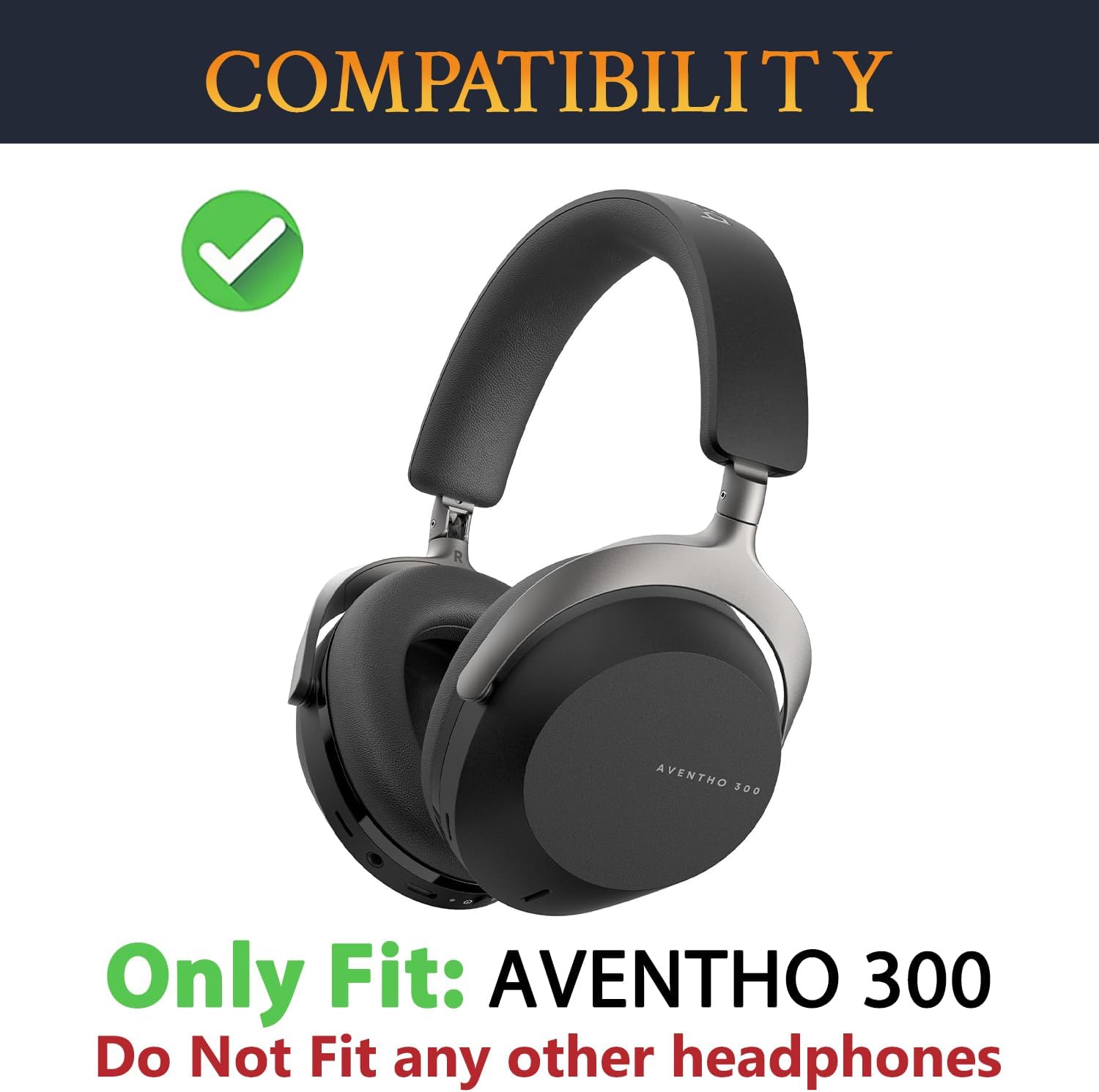 SOULWIT Earpads for Beyerdynamic AVENTHO 300 - Protein Leather