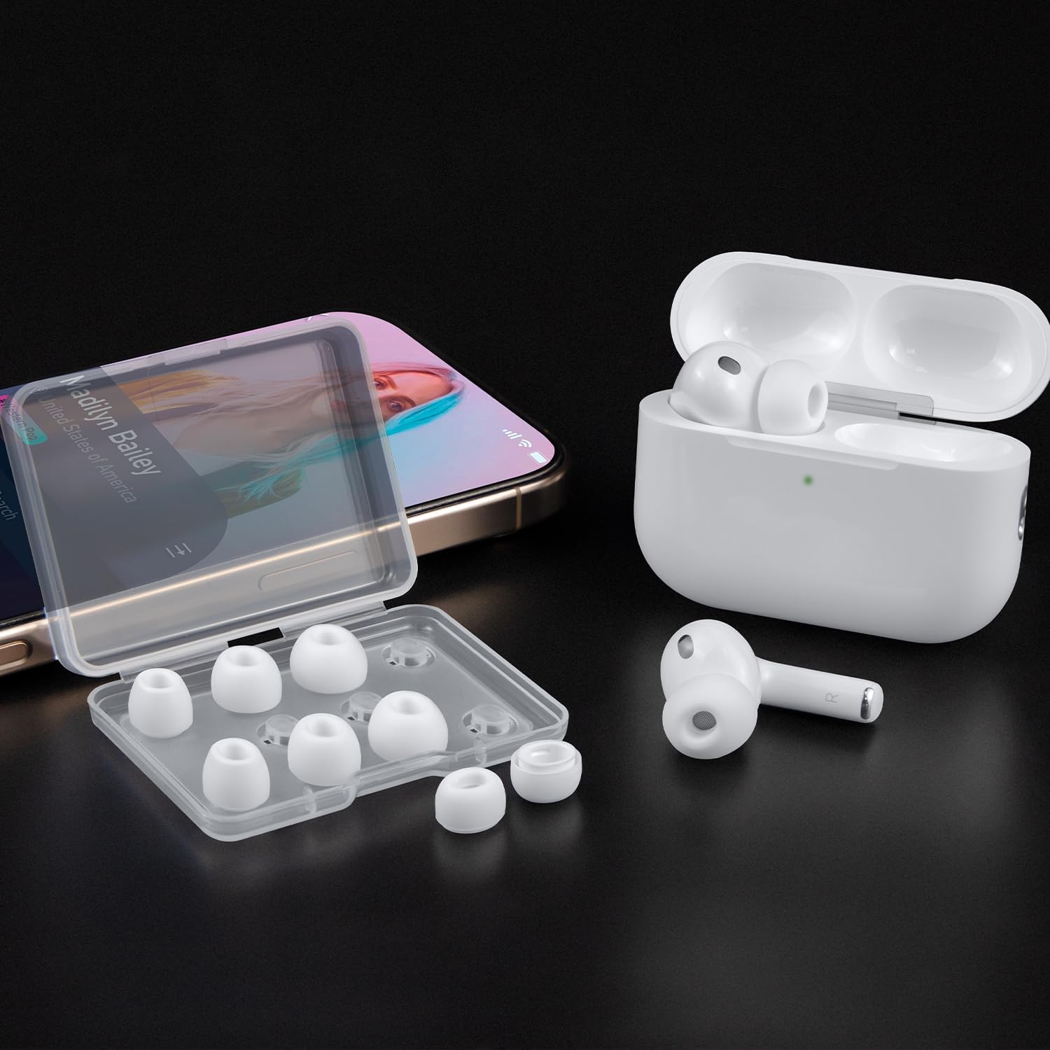 SOULWIT Silicone Ear Tips for AirPods Pro 3 - 5 pairs