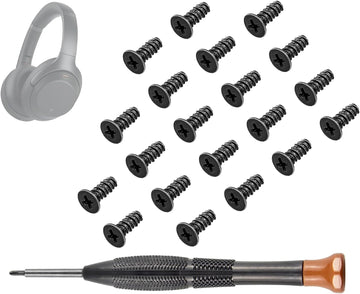 SOULWIT Headband Screws for Sony WH-1000XM3 - 20Pcs Black