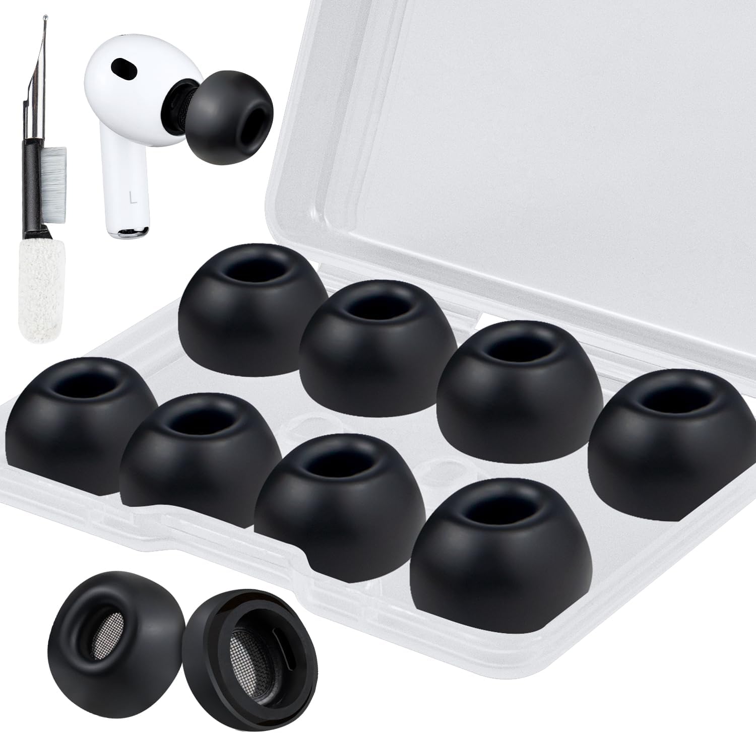 SOULWIT Silicone Ear Tips for AirPods Pro 3 - 5 pairs