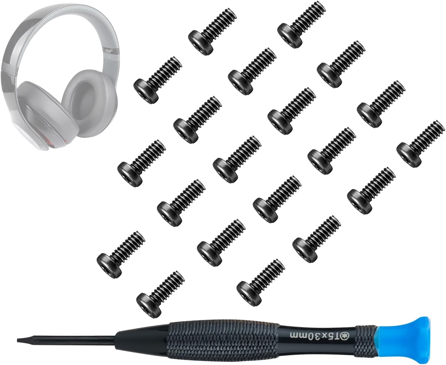 SOULWIT Headband Screws for Beats Studio 1.0, Studio 2, Studio 3, Studio Pro - 20Pcs