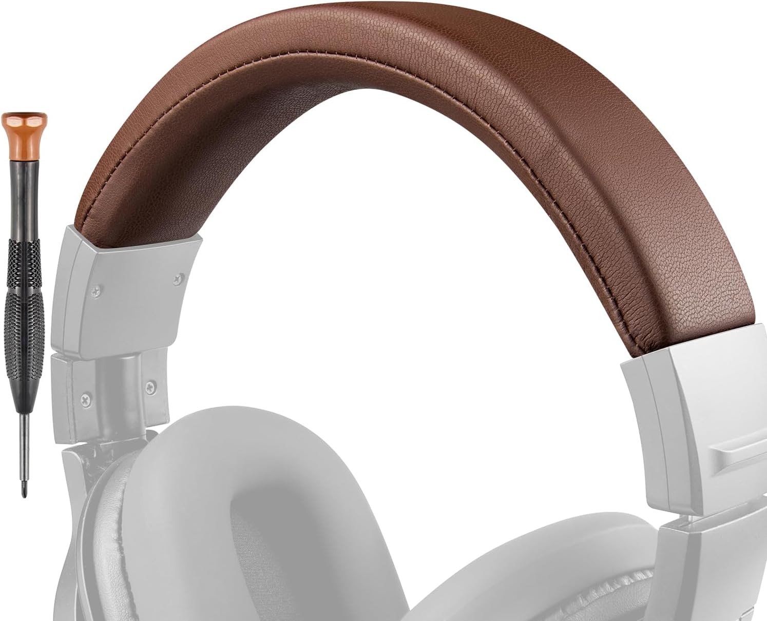 SOULWIT Headband for Audio-Technica ATH M40, M40X - Protein Leather