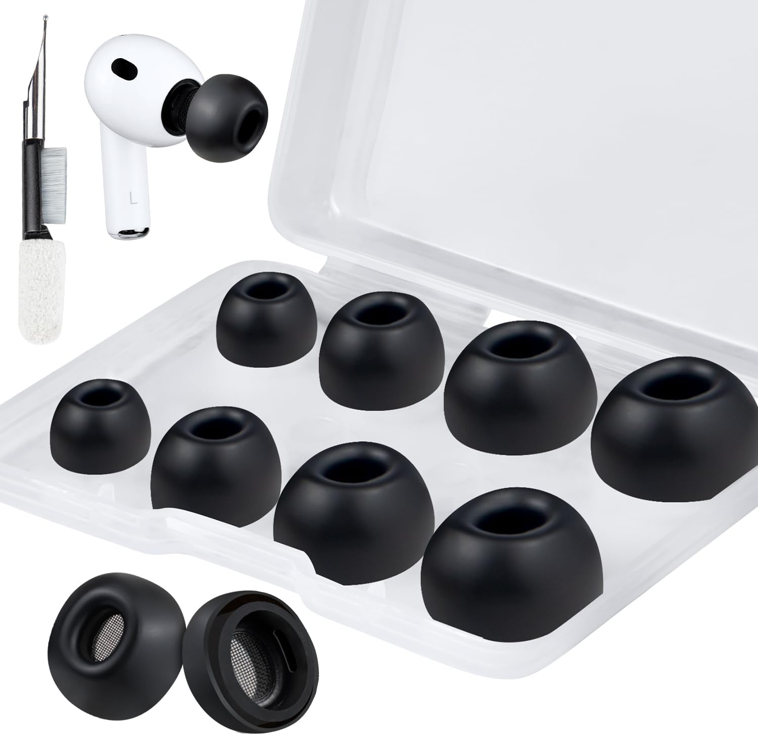 SOULWIT Silicone Ear Tips for AirPods Pro 3 - 5 pairs