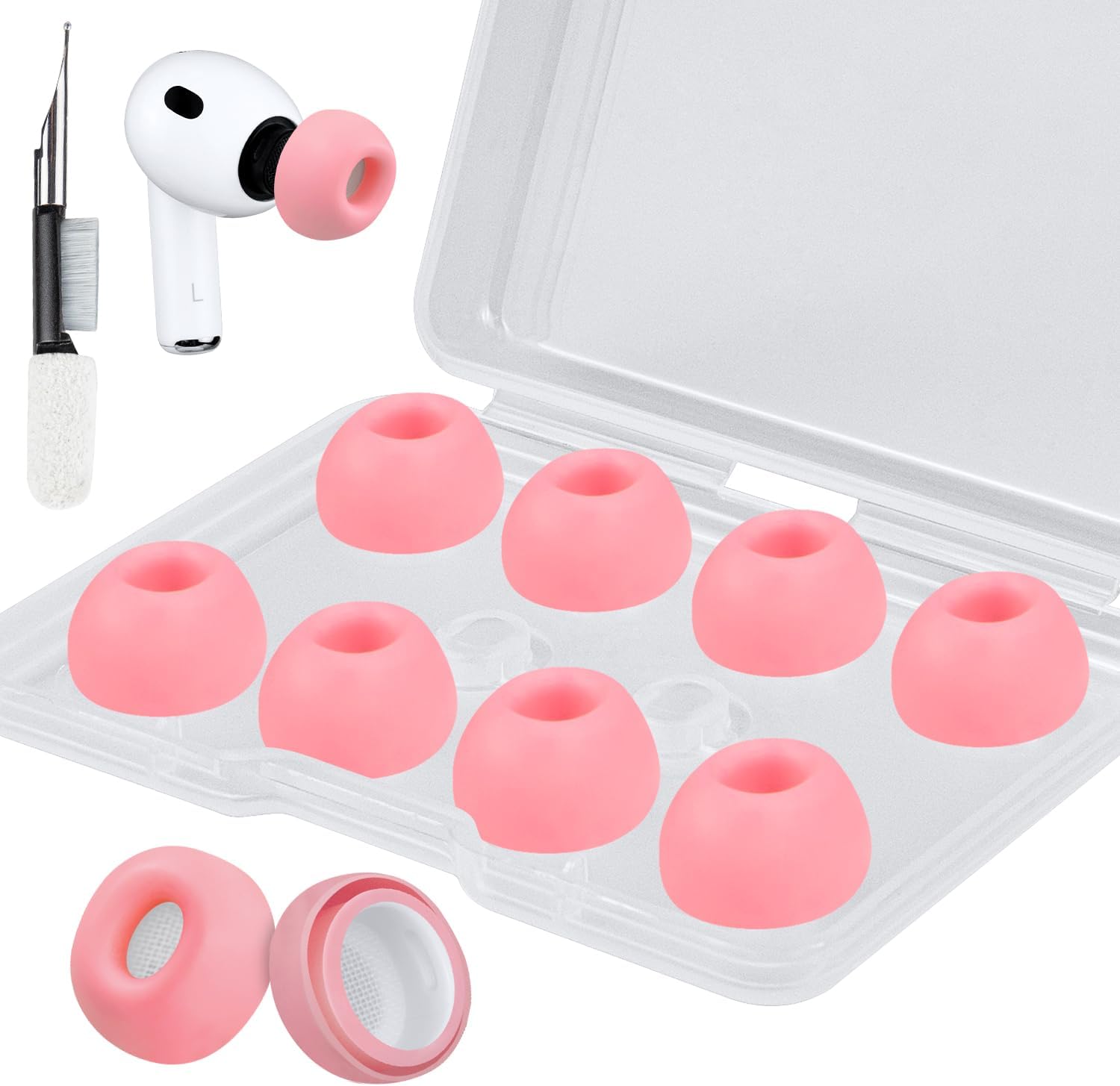 SOULWIT Silicone Ear Tips for AirPods Pro 3 - 5 pairs