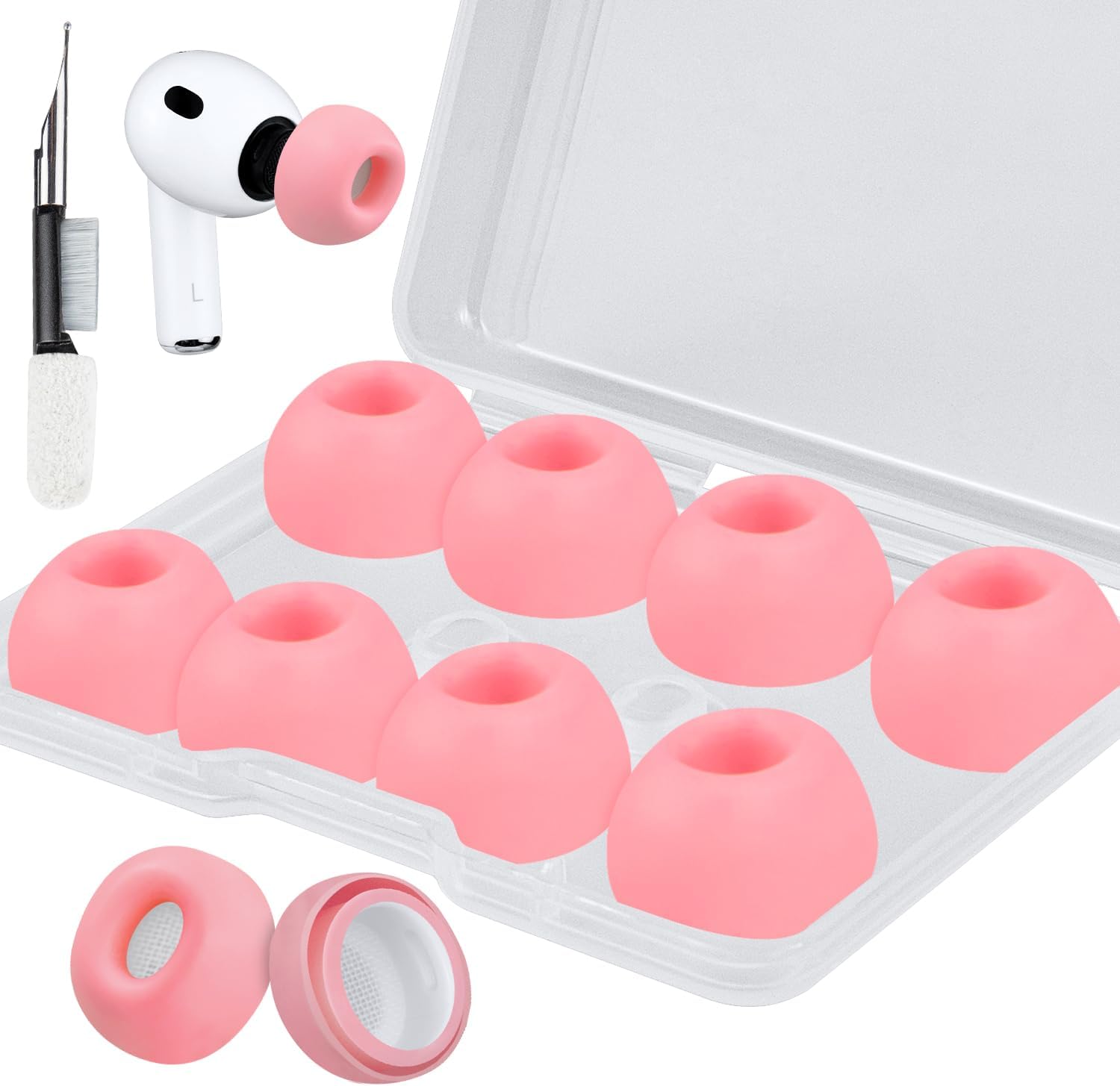 SOULWIT Silicone Ear Tips for AirPods Pro 3 - 5 pairs