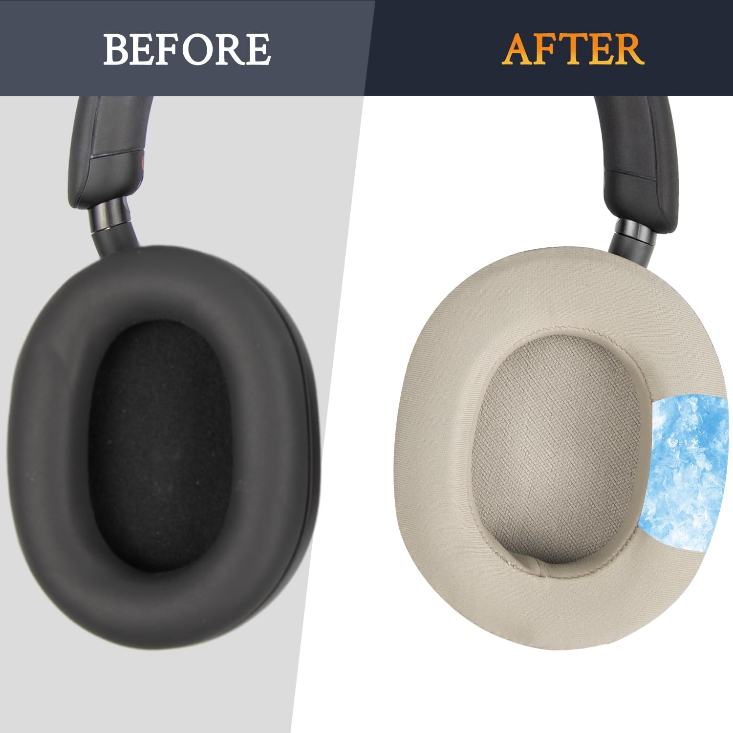 SOULWIT Earpads for Sony WH-1000XM5 - Cooling Gel