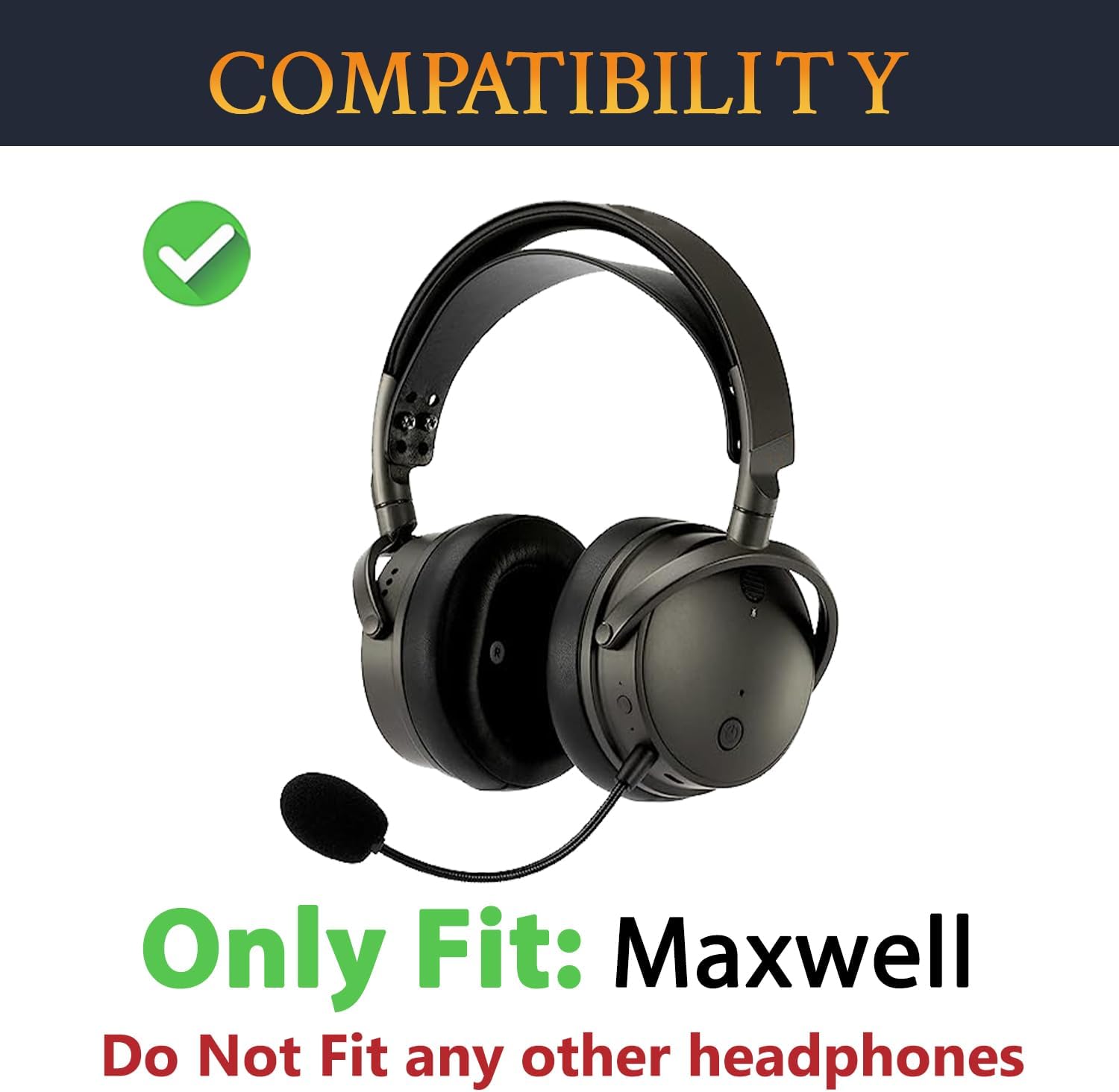 SOULWIT Earpads for Audeze Maxwell - Cooling Gel