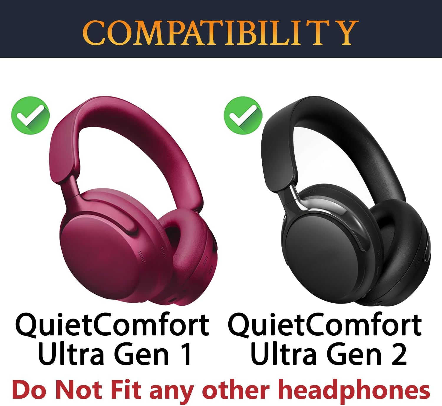 SOULWIT Headband for Bose QuietComfort Ultra, QuietComfort Ultra (2nd Gen)