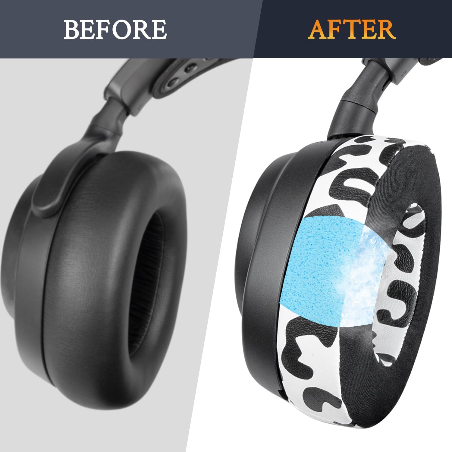 SOULWIT Earpads for SteelSeries Arctis Nova Pro Wireless, Arctis Nova Elite -  Cooling Gel