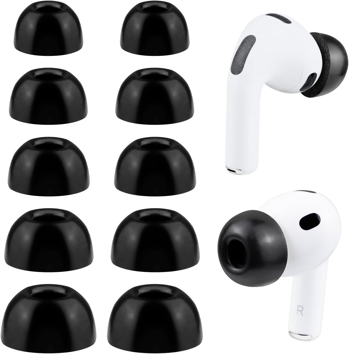 SOULWIT Memory Foam Ear Tips for AirPods Pro 3 - 5 pairs