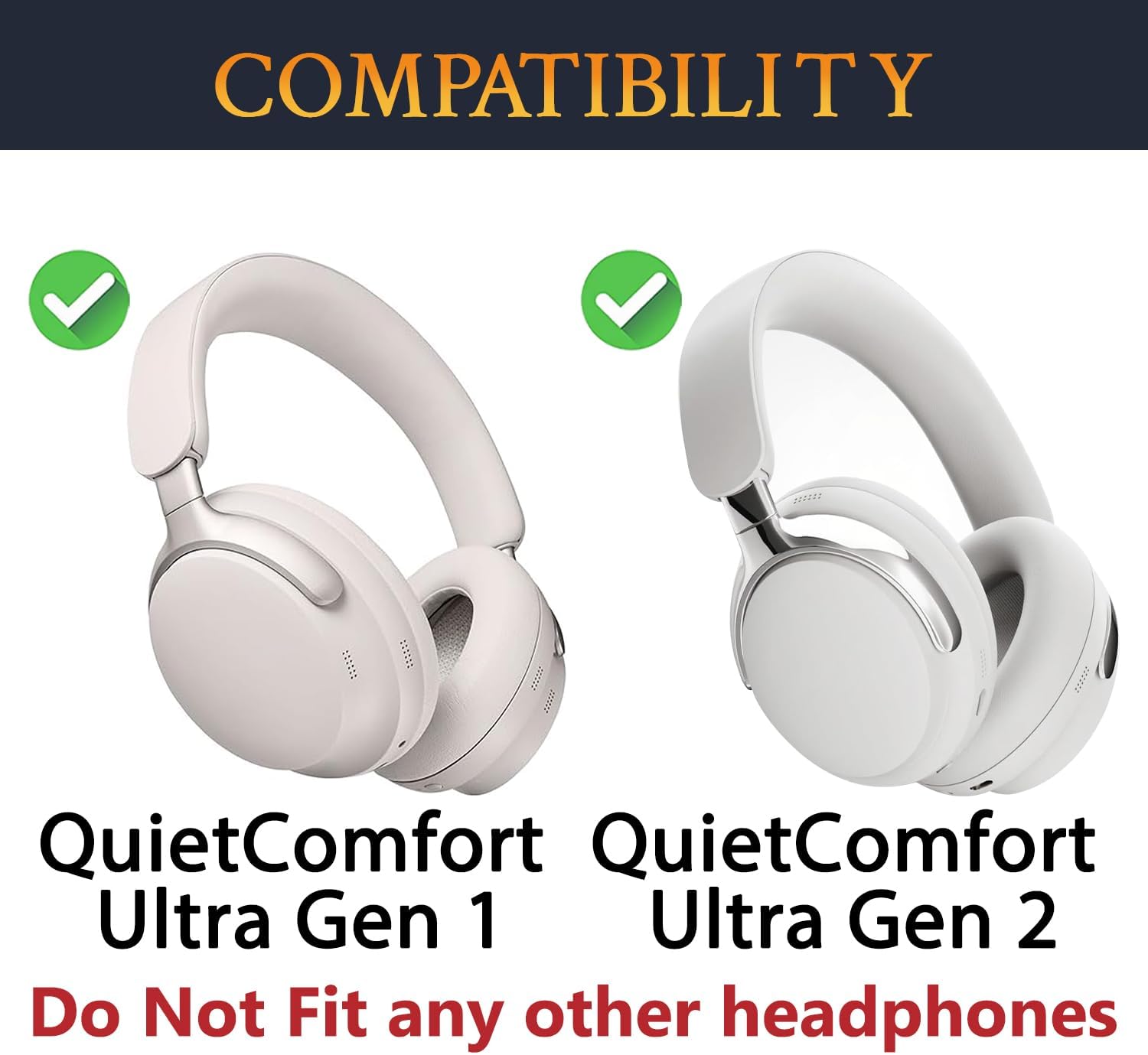 SOULWIT Headband for Bose QuietComfort Ultra, QuietComfort Ultra (2nd Gen)
