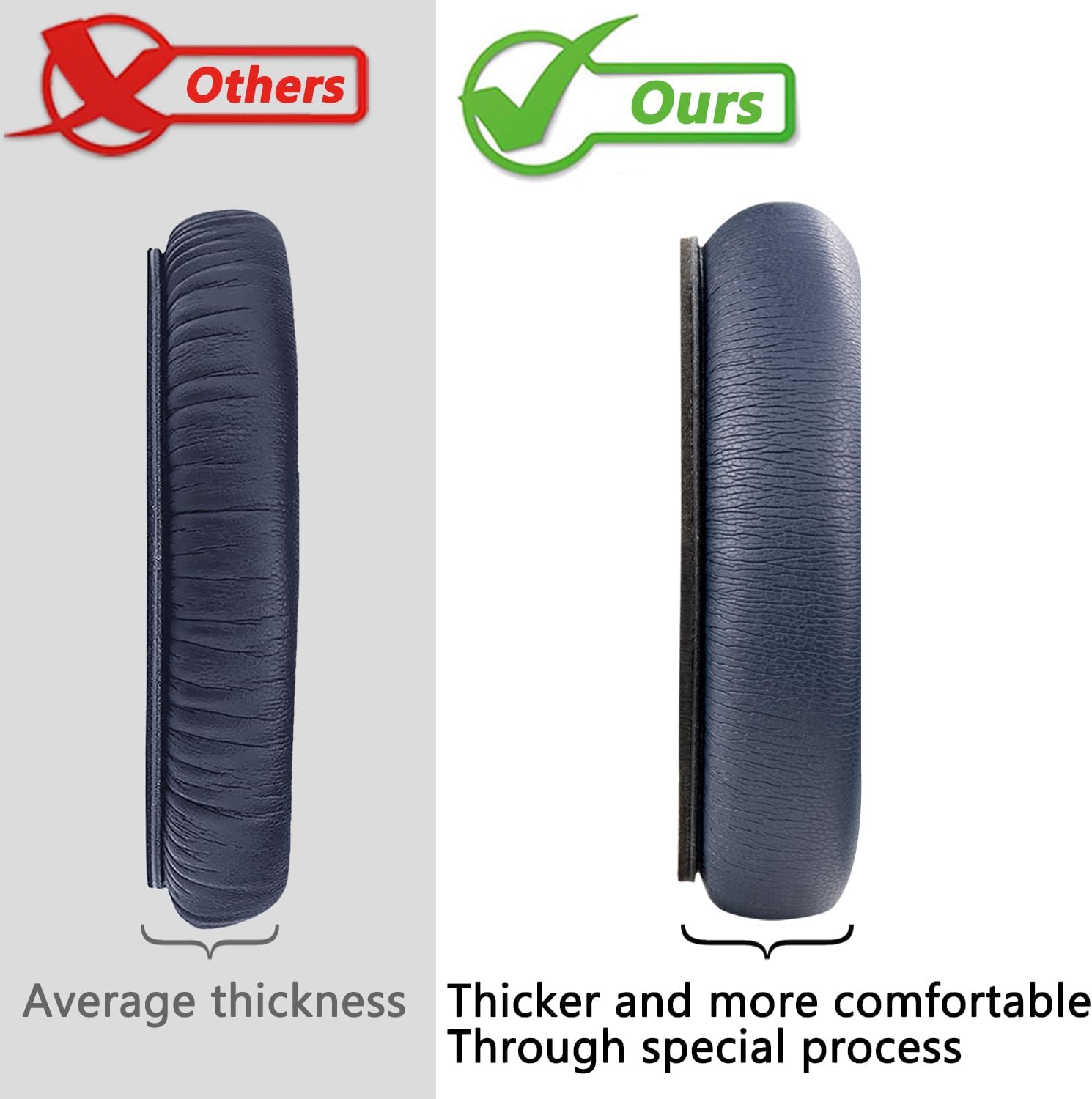 SOULWIT Earpads for Bose QuietComfort 45 Series - Protein Leather