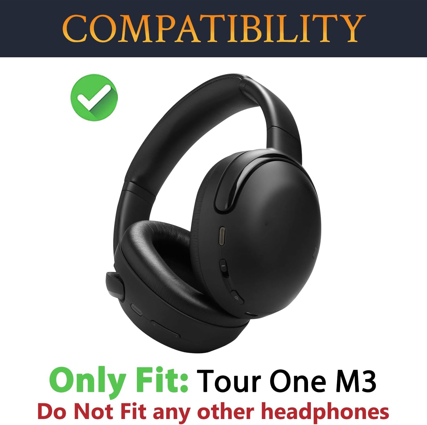 SOULWIT Earpads for JBL Tour One M3 - Protein Leather