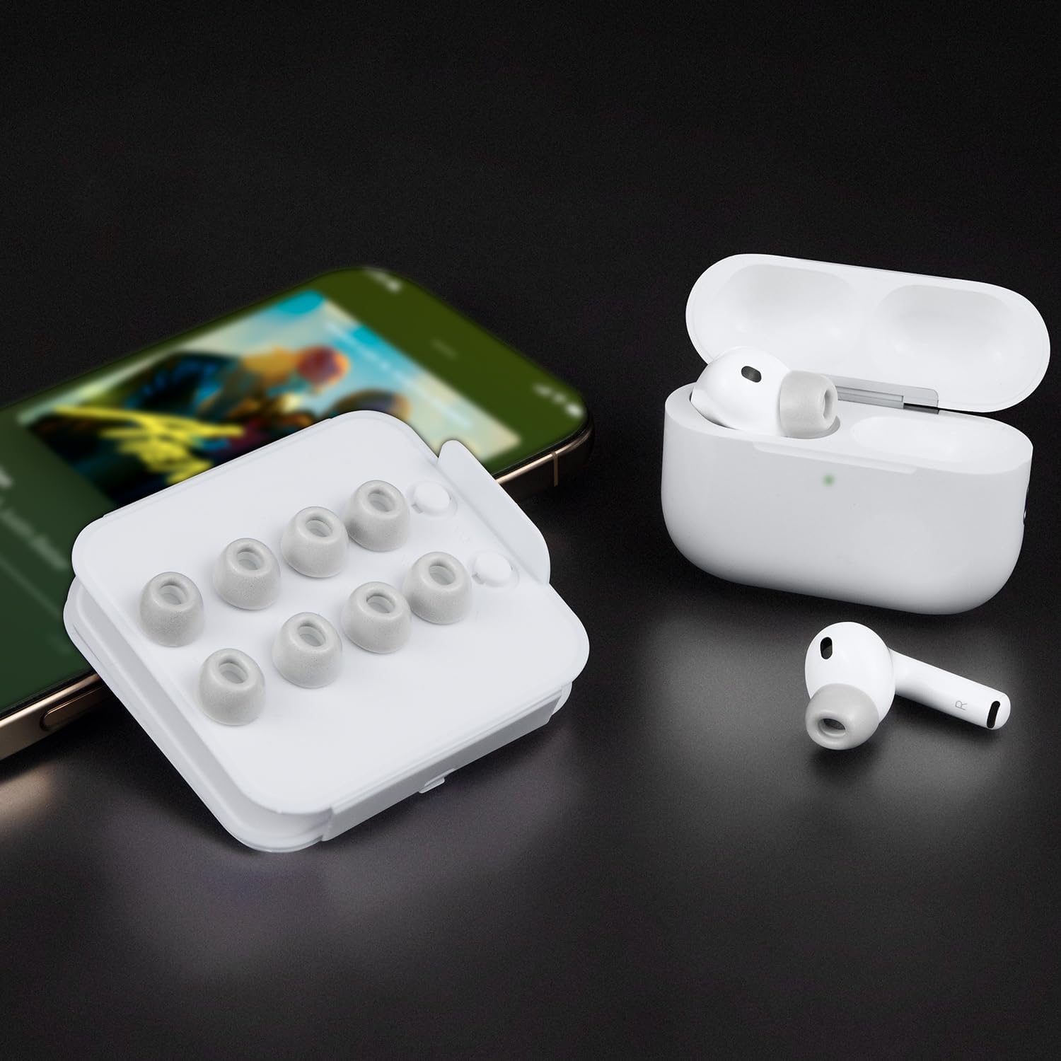 SOULWIT Memory Foam Ear Tips for AirPods Pro 3 - 5 pairs
