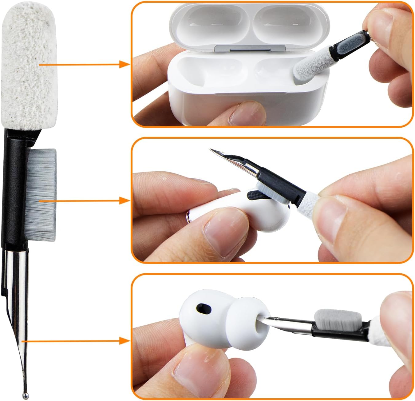 SOULWIT Silicone Ear Tips for AirPods Pro 3 - 5 pairs