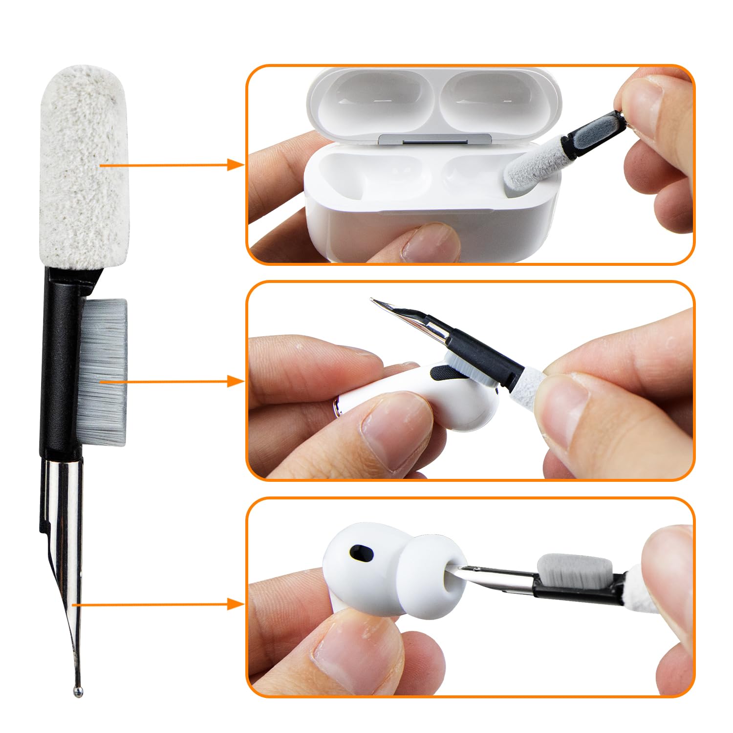 SOULWIT Silicone Ear Tips for AirPods Pro 3 - 5 pairs